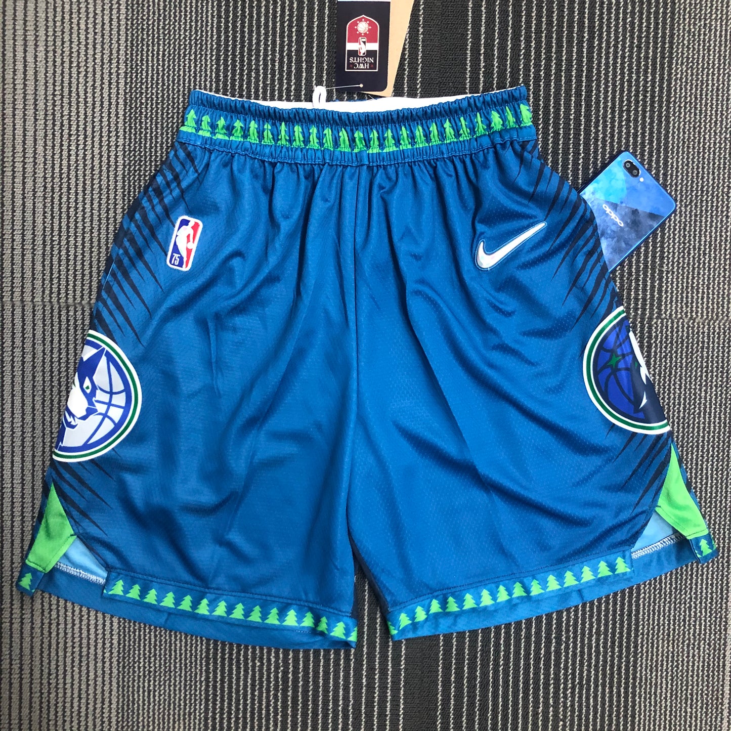 22 season Timberwolves city version shorts Size S-XXL | 短裤 | NBA | 中国供应商