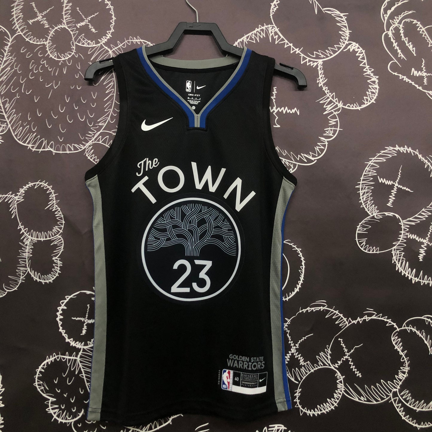 20 season Warriors black gray NBA : #00#0#3#23#35#6#11#22#30 | NBA | NBA | Betty ali Chinese suppliers