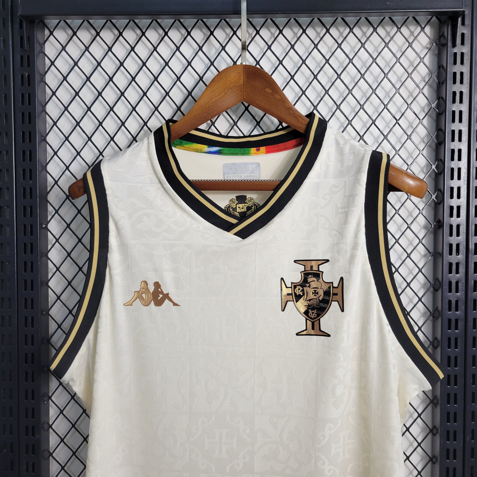 23-24 Vasco da Gama Tank Top White Size S-XXL（Men's Fan Edition） | 衬衫 | M1-1 | Betty ali Chinese suppliers