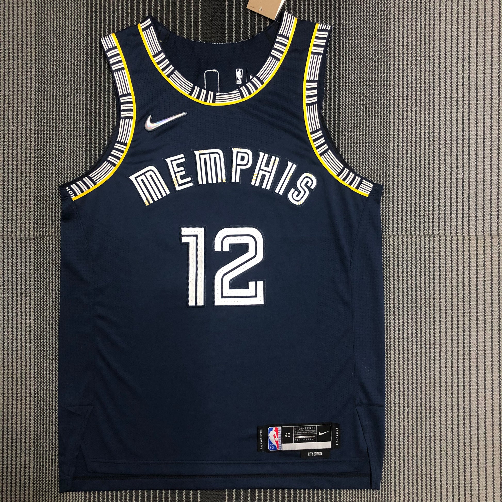 AU player version: 22 season Grizzlies city version No. 12 Morant NBA : #12 | NBA | NBA | Betty ali Chinese suppliers