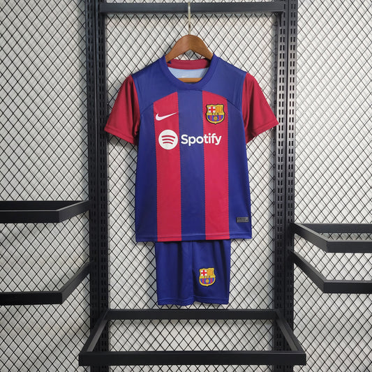 23-24 KIDS Barcelona Home Size 16-28 | 儿童套装 | M2-3 | Betty ali Chinese suppliers