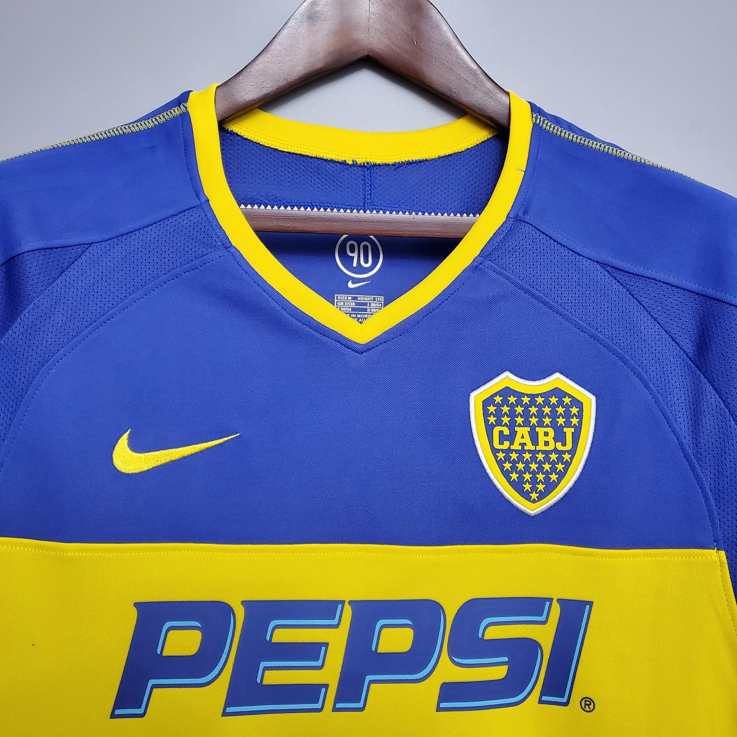 Retro Boca Juniors 03/04 home S-XXL（Retro） | 复古/Retro | R | Betty ali Chinese suppliers