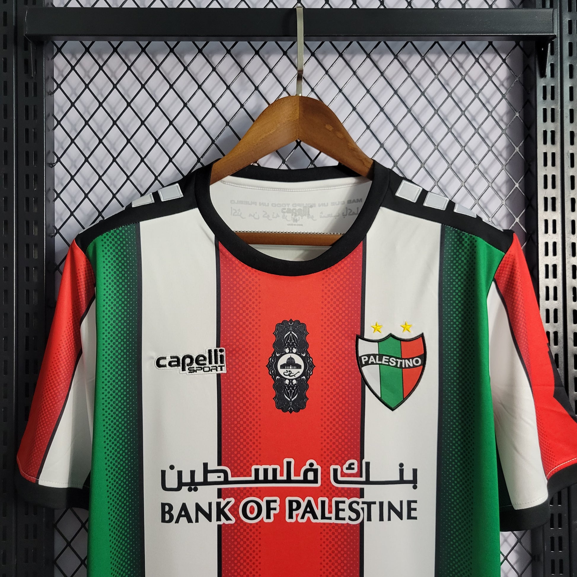 22/23 Deportivo Palestino Red White Green S-XXL（Men's Fan Edition） | 衬衫 | M4-1 | Betty ali Chinese suppliers