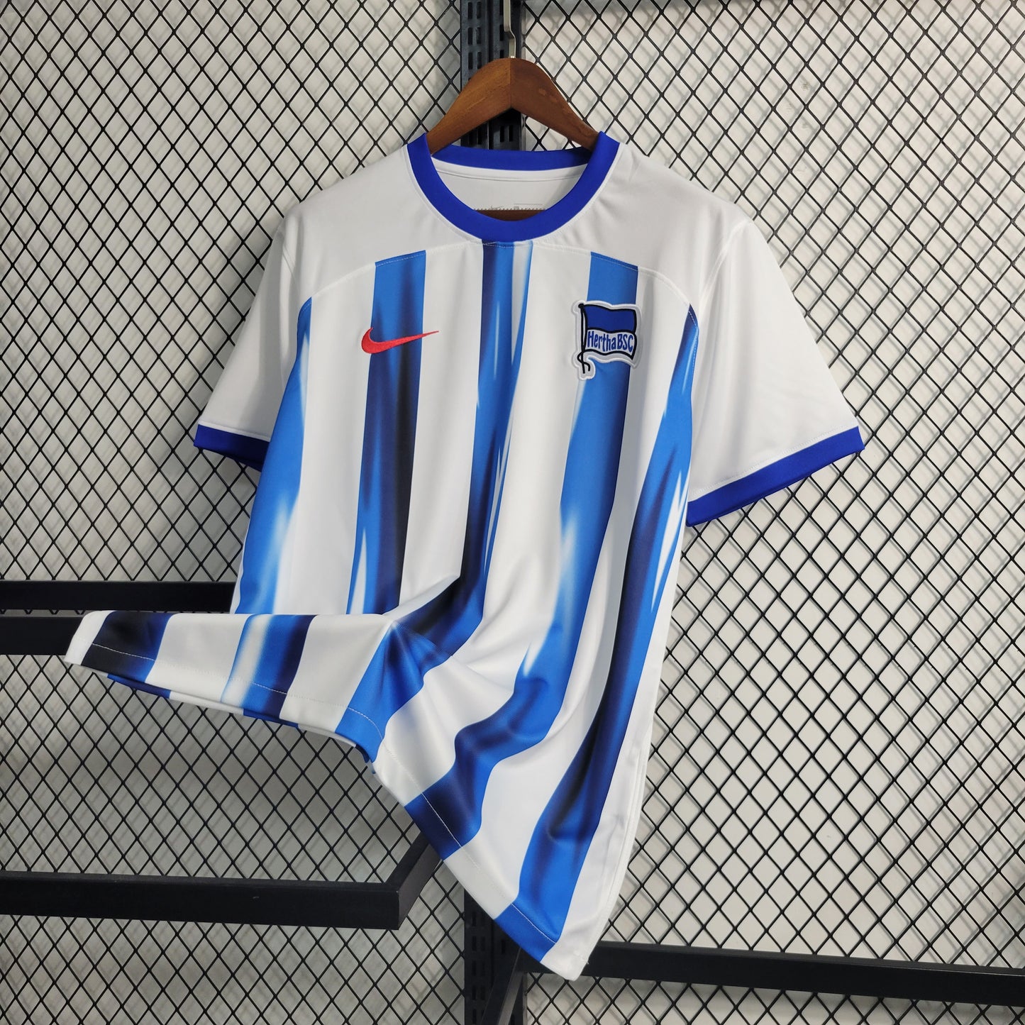 23-24 Hertha Blue White Size S-XXL(fan version) | 衬衫 | M2-5 | Betty ali Chinese suppliers