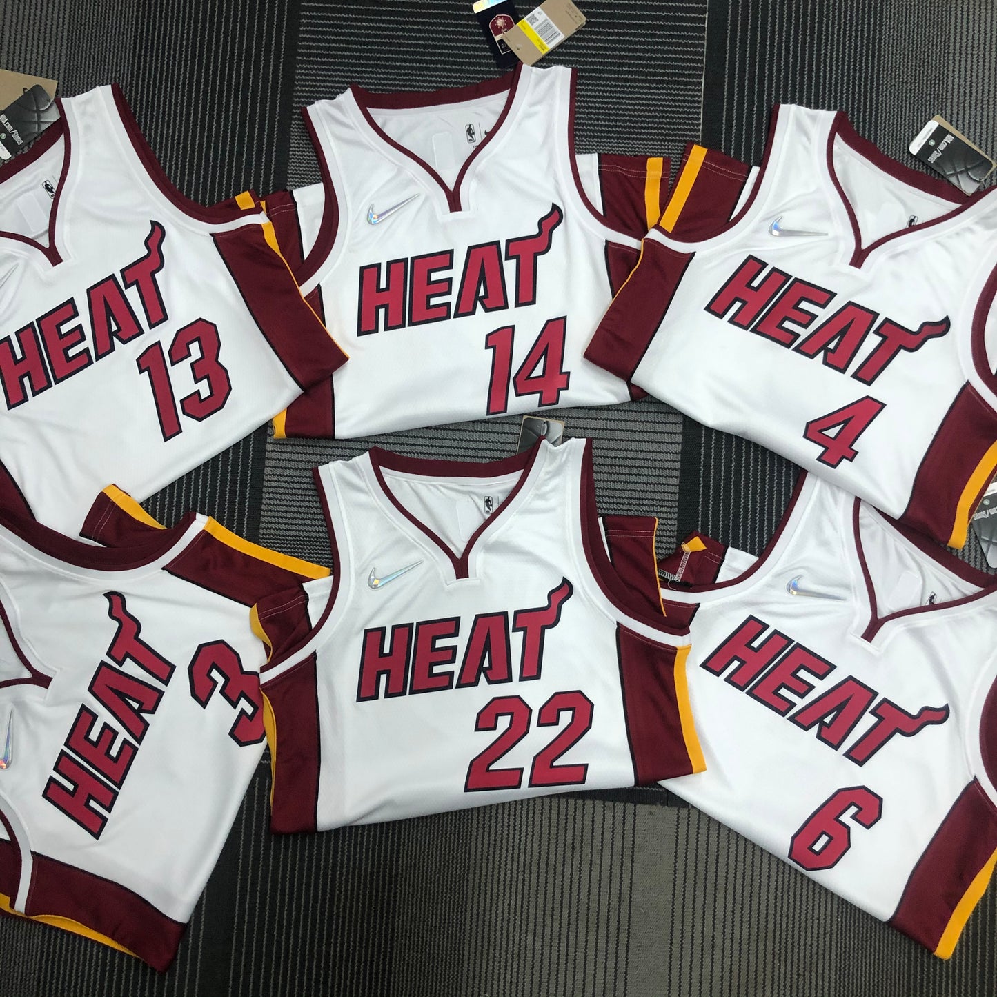 75th Anniversary Heat NBA : #22#14#13#4#3#6 | NBA | NBA | Betty ali Chinese suppliers