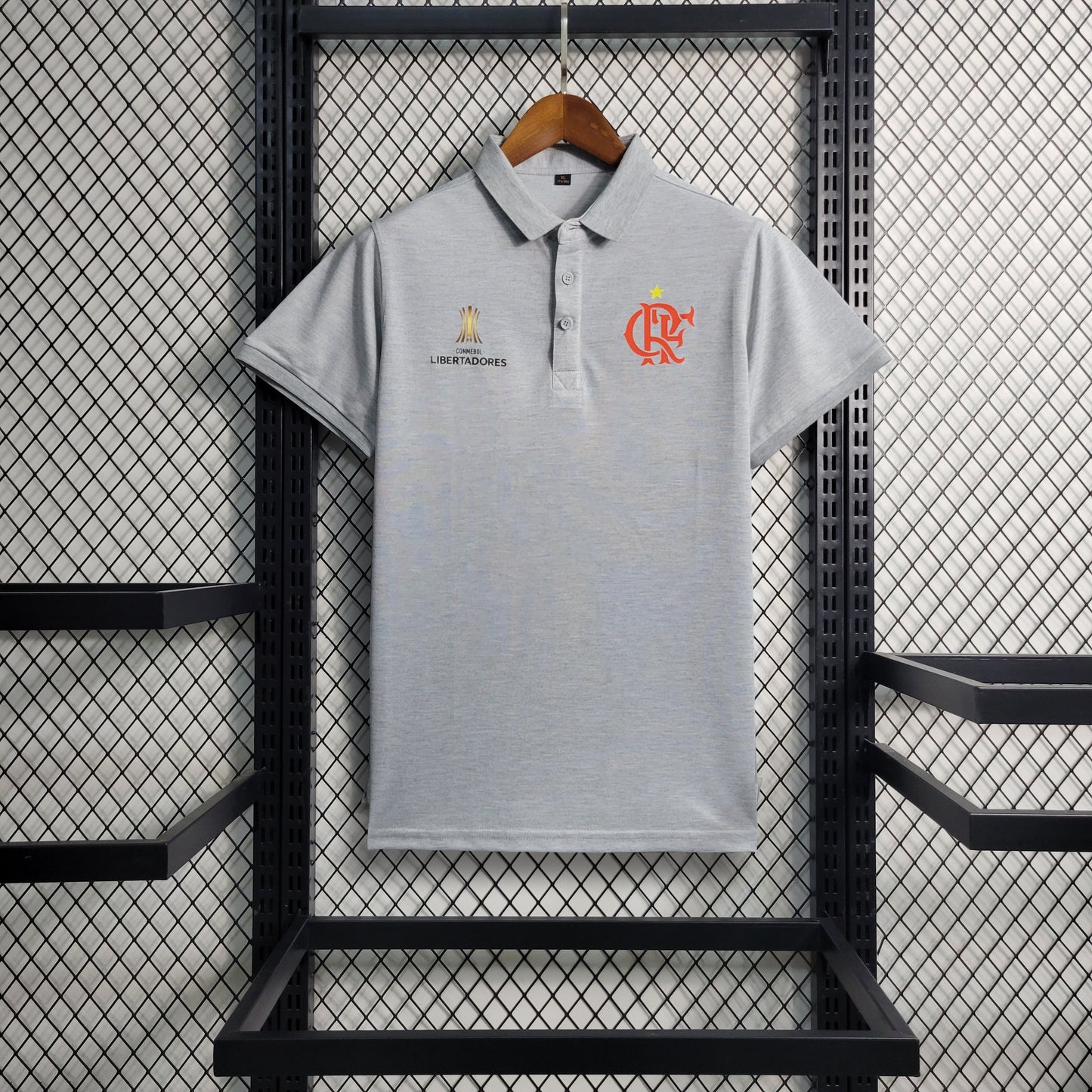 Flamengo POLO Grey Size S-4XL(Fans Edition) | M1-1 | Betty ali Chinese suppliers