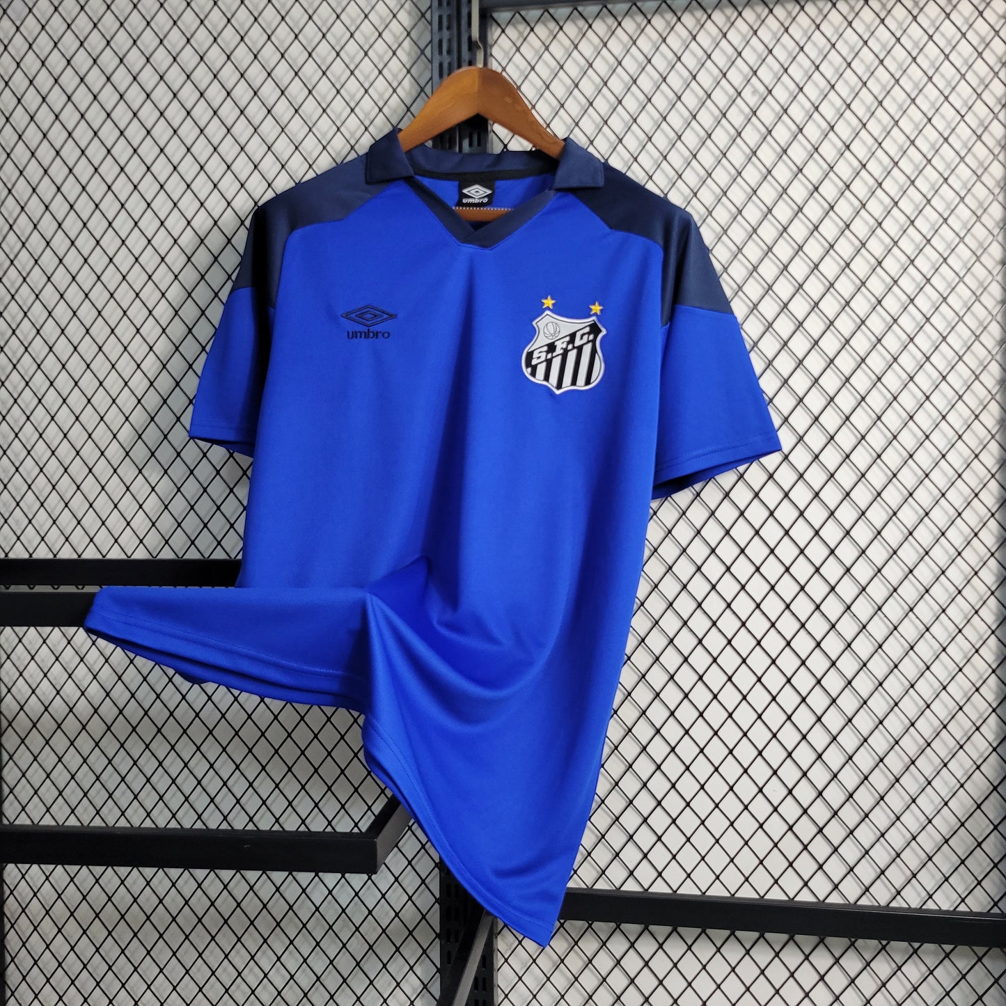 23-24 Santos Blue Training Suit Size S-4XL（Men's Fan Edition） | 衬衫 | M1-1 | Betty ali Chinese suppliers