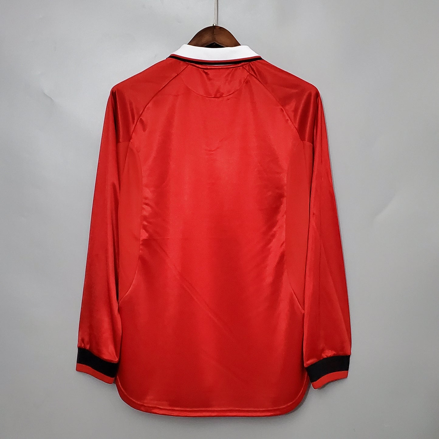 Retro long-sleeved 99/00 M-U Champions League version home S-XXL（Retro） | 复古/Retro | R1 | Betty ali Chinese suppliers