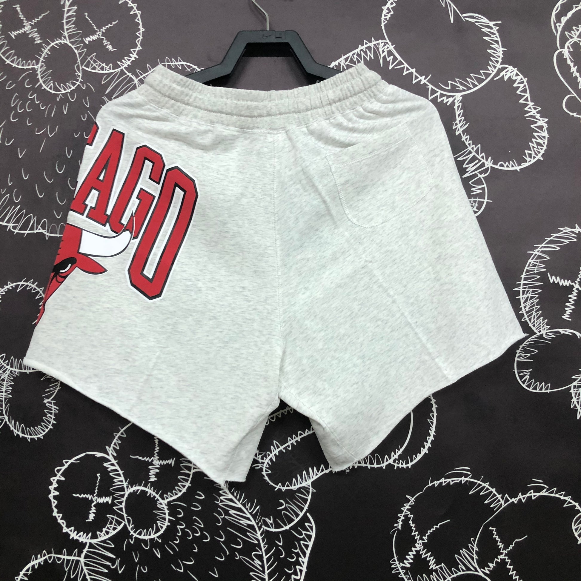 NBA Bulls Gray Cotton Shorts Size S-XXL | 短裤 | NBA | 中国供应商