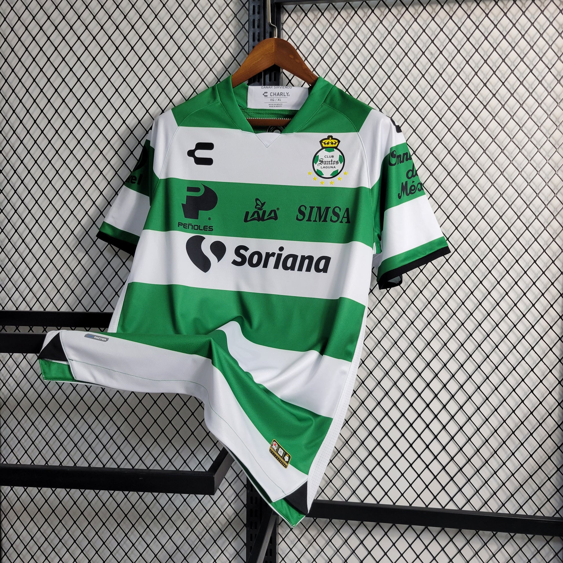 23-24 Mexico League Santos Home Size S-XXL（Men's Fan Edition） | 衬衫 | M3-10 | Betty ali Chinese suppliers