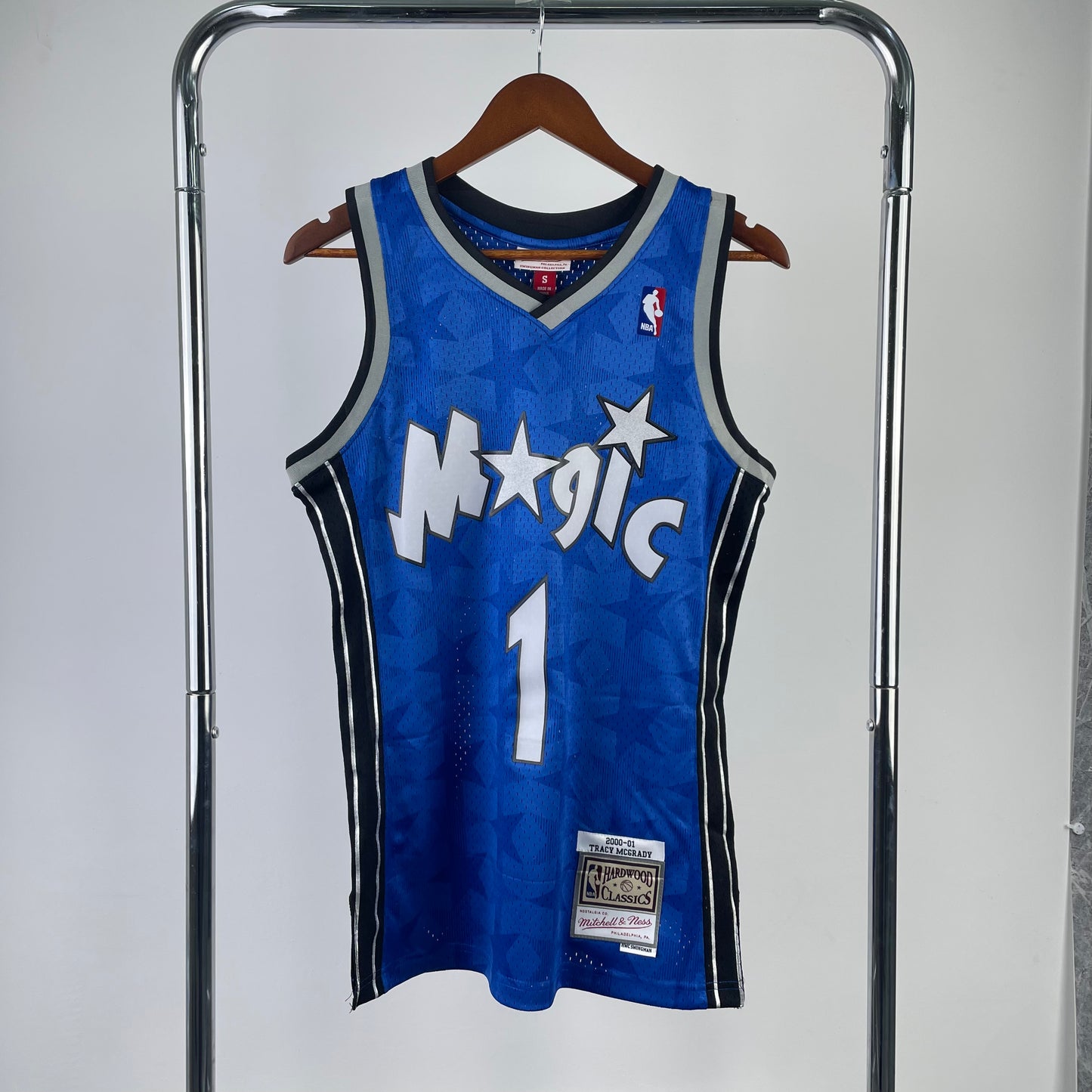 MN hot-pressed retro jersey: SW Magic 00/01 season dark star NBA : #1 | NBA | NBA | Betty ali Chinese suppliers