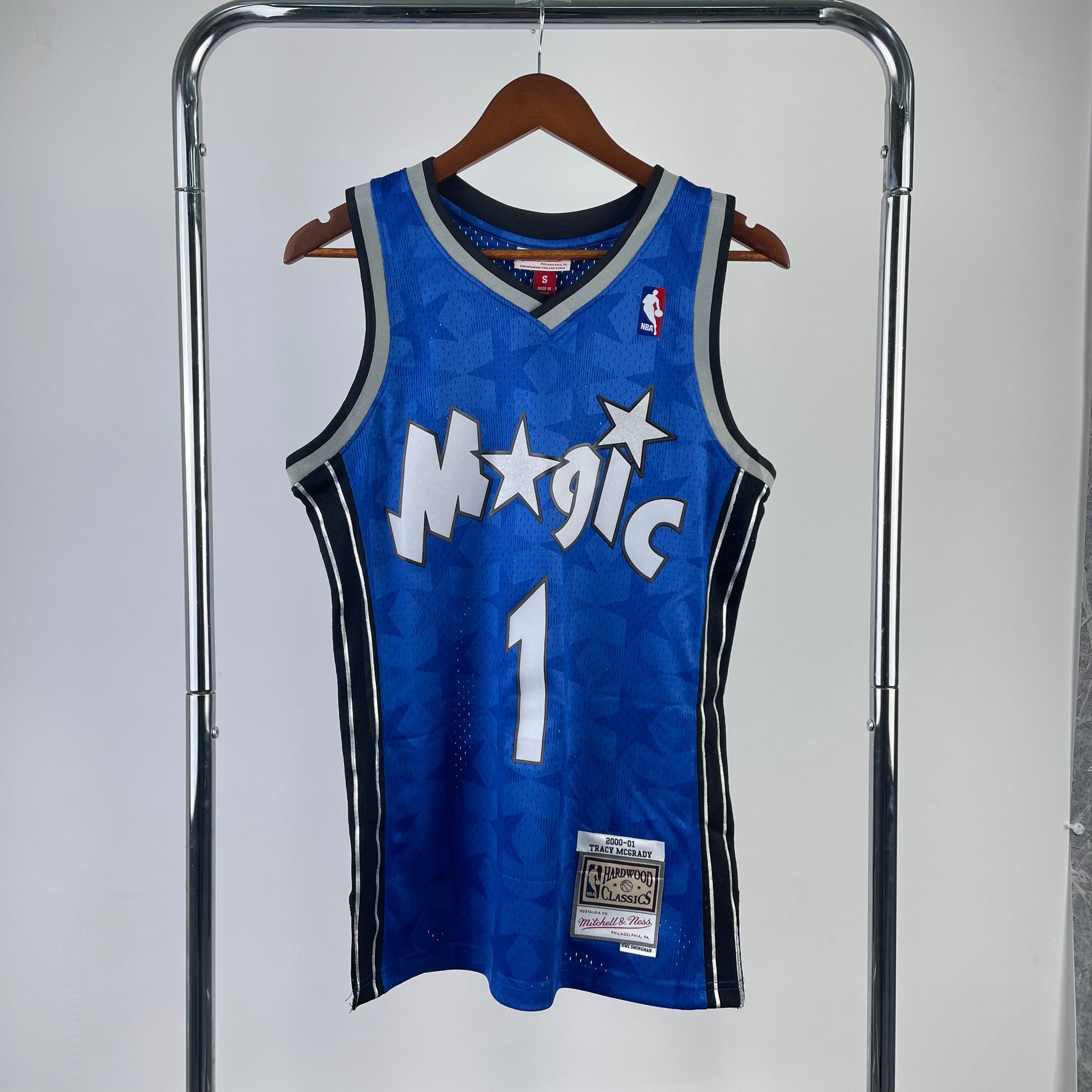 MN hot-pressed retro jersey: SW Magic 00/01 season dark star NBA : #1 | NBA | NBA | Betty ali Chinese suppliers