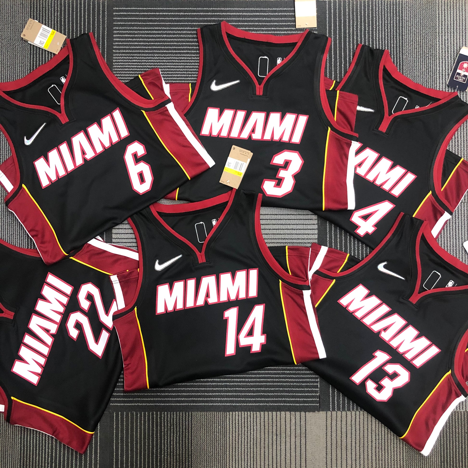 75th Anniversary Heat NBA : #22#14#13#4#3#6 | NBA | NBA | Betty ali Chinese suppliers