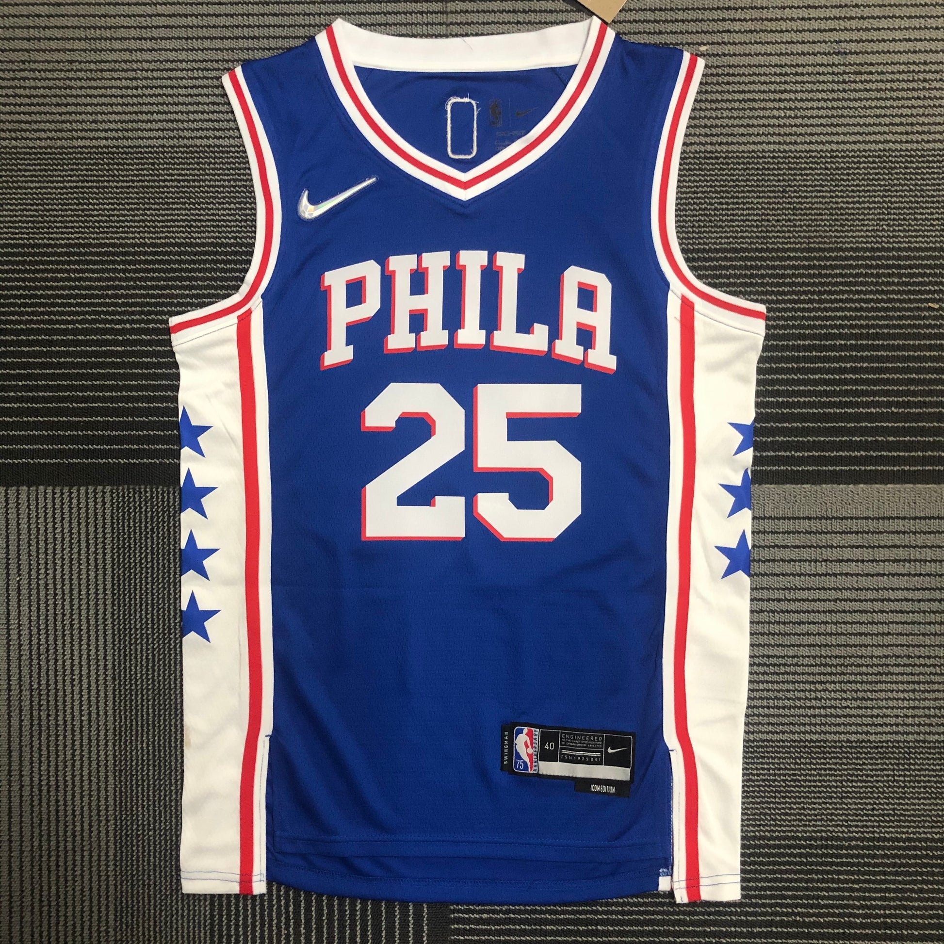 75th Anniversary 76ers NBA : #39#25#21#3#1 | NBA | NBA | Betty ali Chinese suppliers