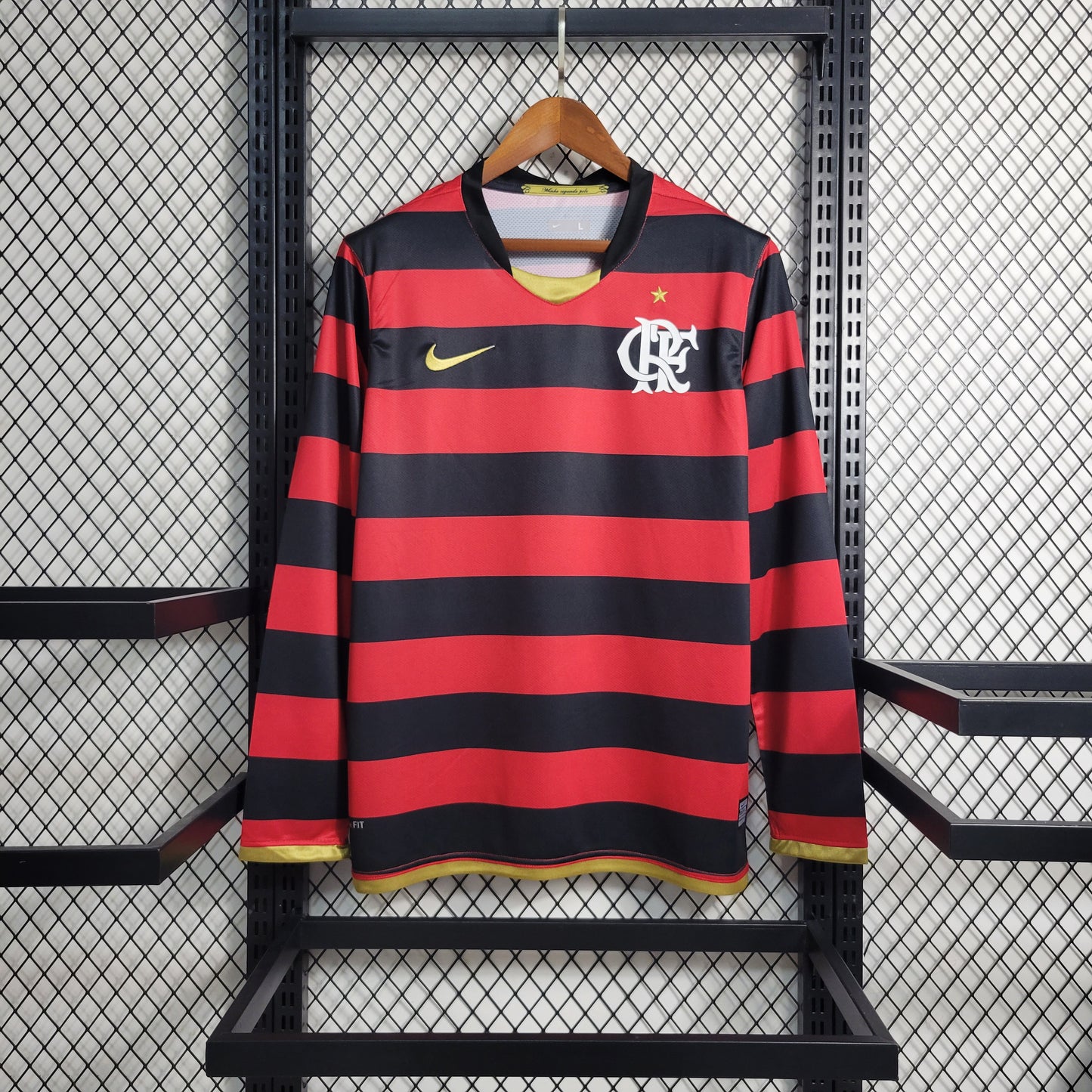 Retro Version 2009 Flamengo Home Long Sleeve Size S-4XL（Retro） | 复古/Retro | M1-1, R | Betty ali Chinese suppliers