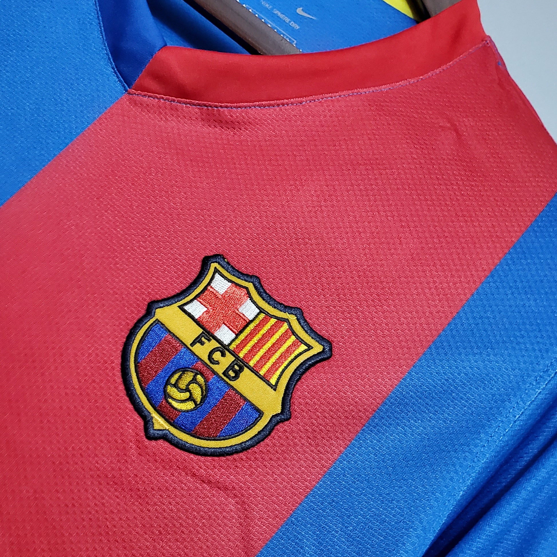 Retro Barcelona 06/07 Long sleeve home S-XXL（Retro） | 复古/Retro | R1 | Betty ali Chinese suppliers