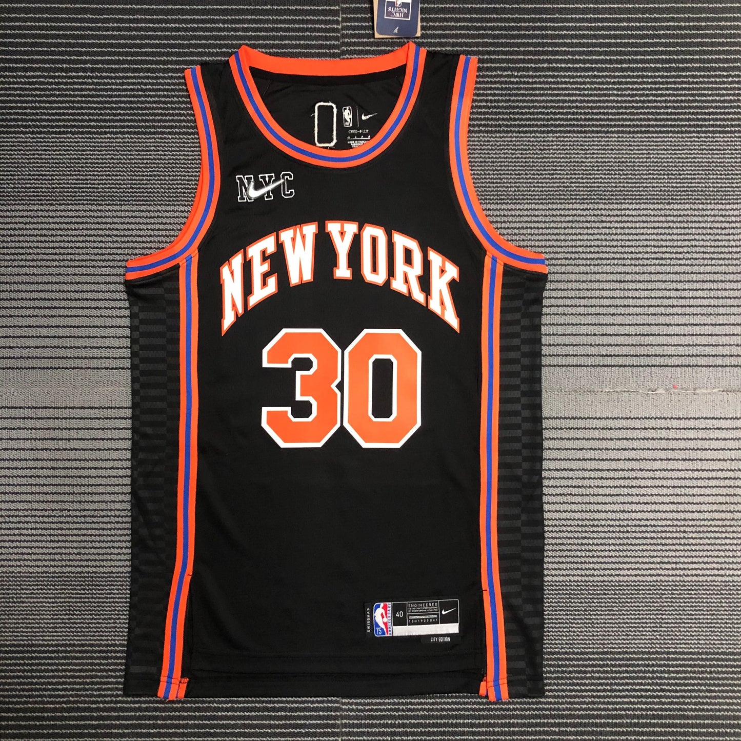 22 season Knicks city version NBA : #4#7#8#9#30 | NBA | NBA | Betty ali Chinese suppliers