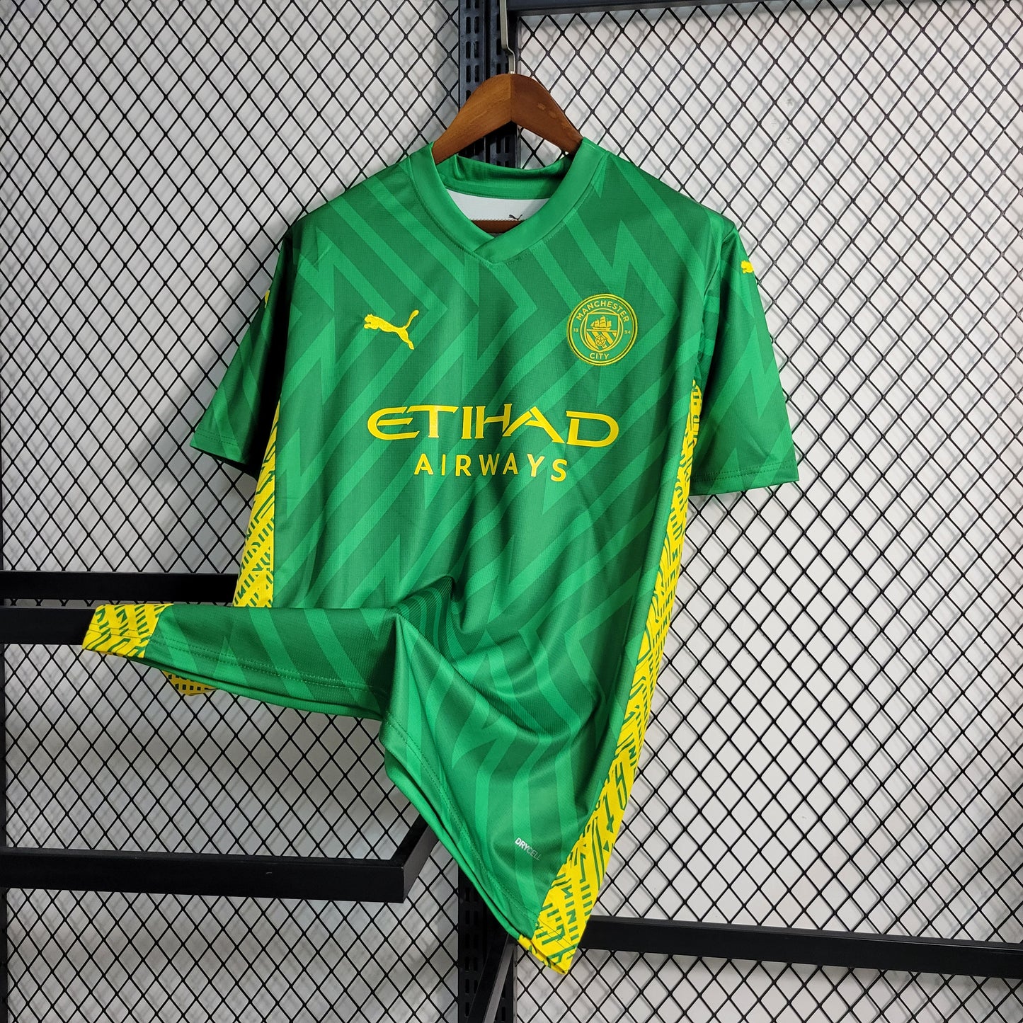 23-24 Manchester City Green Goalkeeper Size S-XXL（Men's Fan Edition） | 衬衫 | M2-1 | Betty ali Chinese suppliers