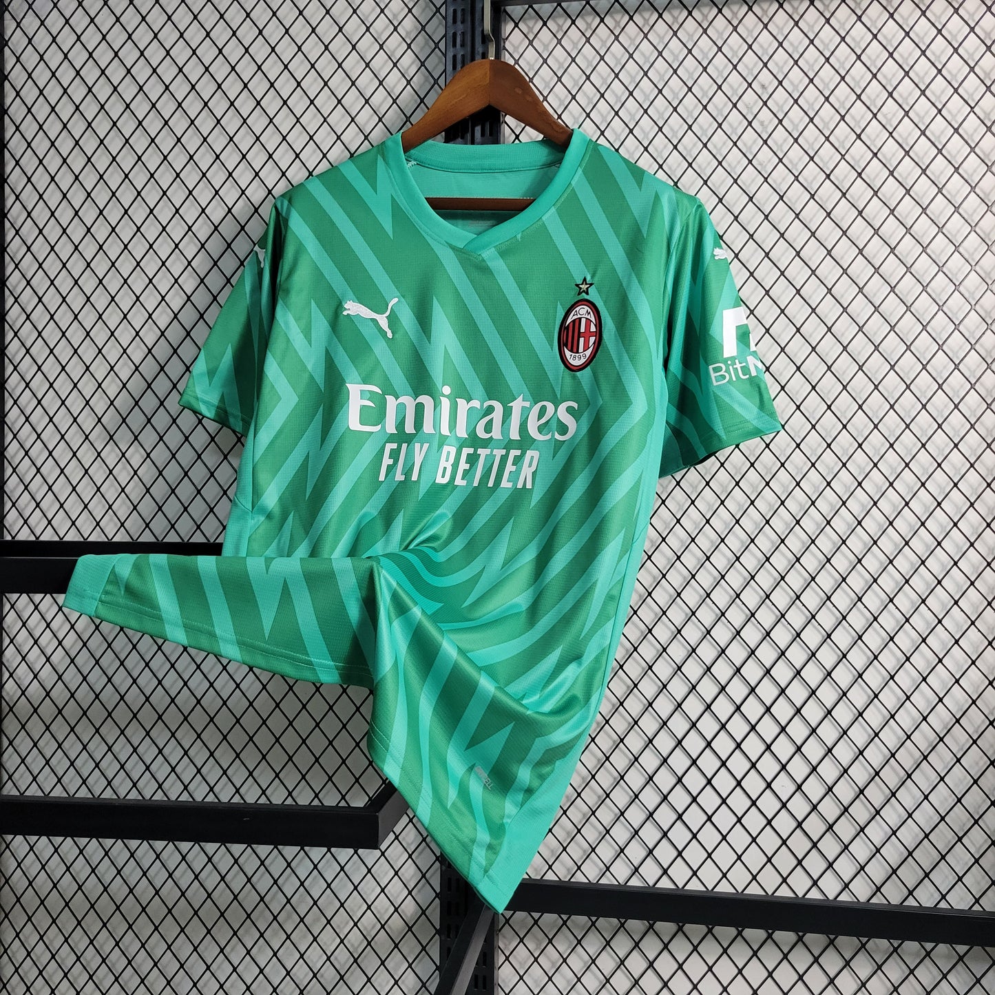 23-24 AC Milan Green Goalkeeper Size S-XXL(fan version) | 衬衫 | M2-2 | Betty ali Chinese suppliers