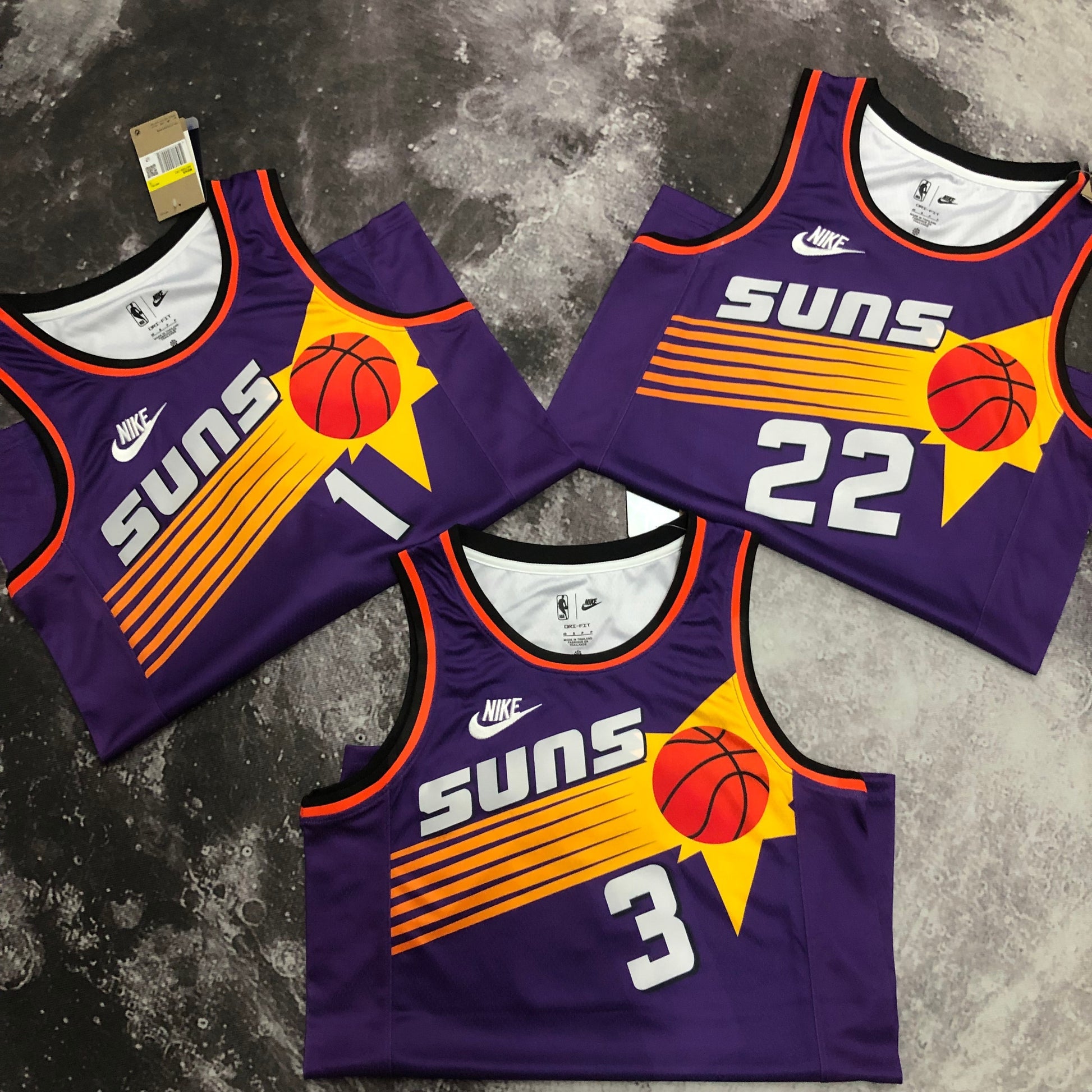 Season 23 Suns Retro NBA :  #22 #3 #1 | NBA | NBA | Betty ali Chinese suppliers