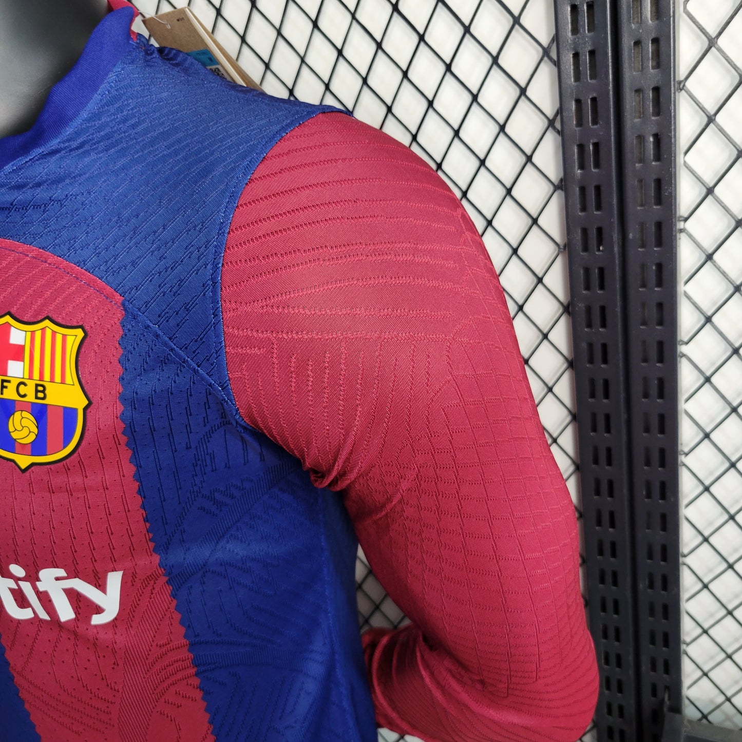 23-24 Player Long Sleeve Barcelona Home Size S-XXL | 衬衫 | P2-3 | Betty ali Chinese suppliers