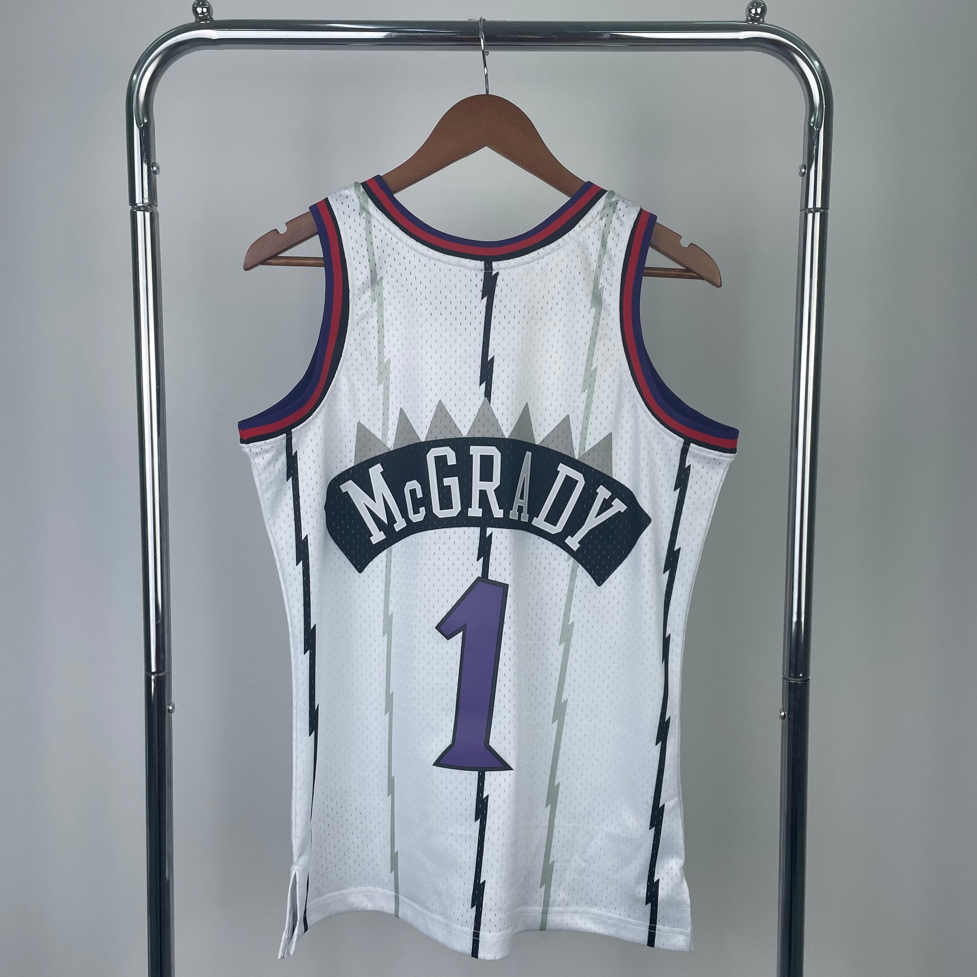 MN hot-pressed retro jersey: SW Raptors 99 season white NBA : #15 #1 | NBA | NBA | Betty ali Chinese suppliers