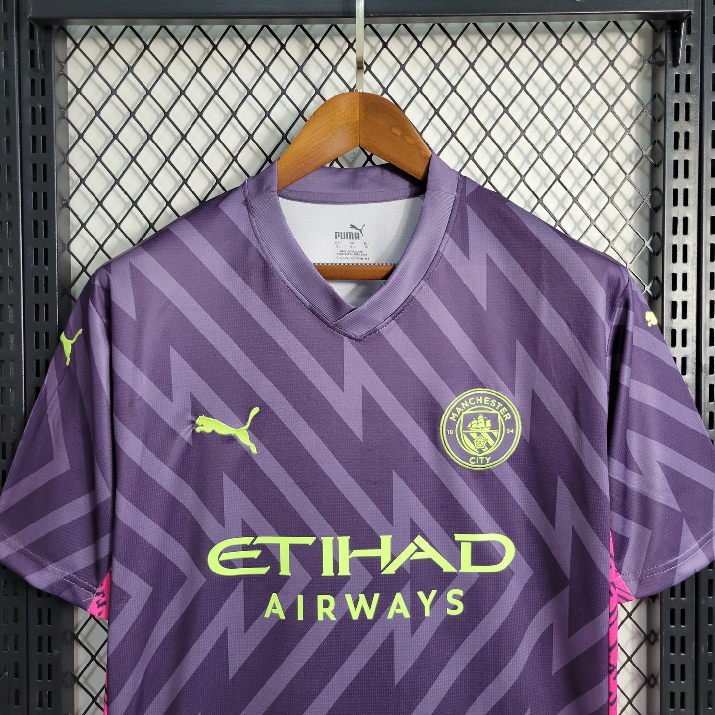 23-24 Manchester City Purple Goalkeeper Size S-XXL（Men's Fan Edition） | 衬衫 | M2-1 | Betty ali Chinese suppliers