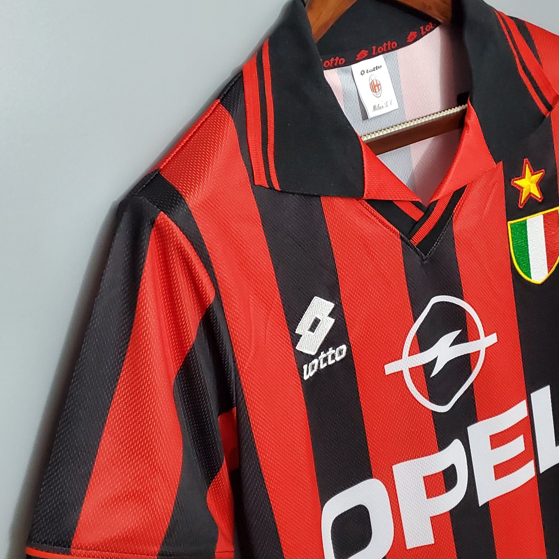 Retro 96/97 AC Milan home S-XXL（Retro） | 复古/Retro | R | Betty ali Chinese suppliers