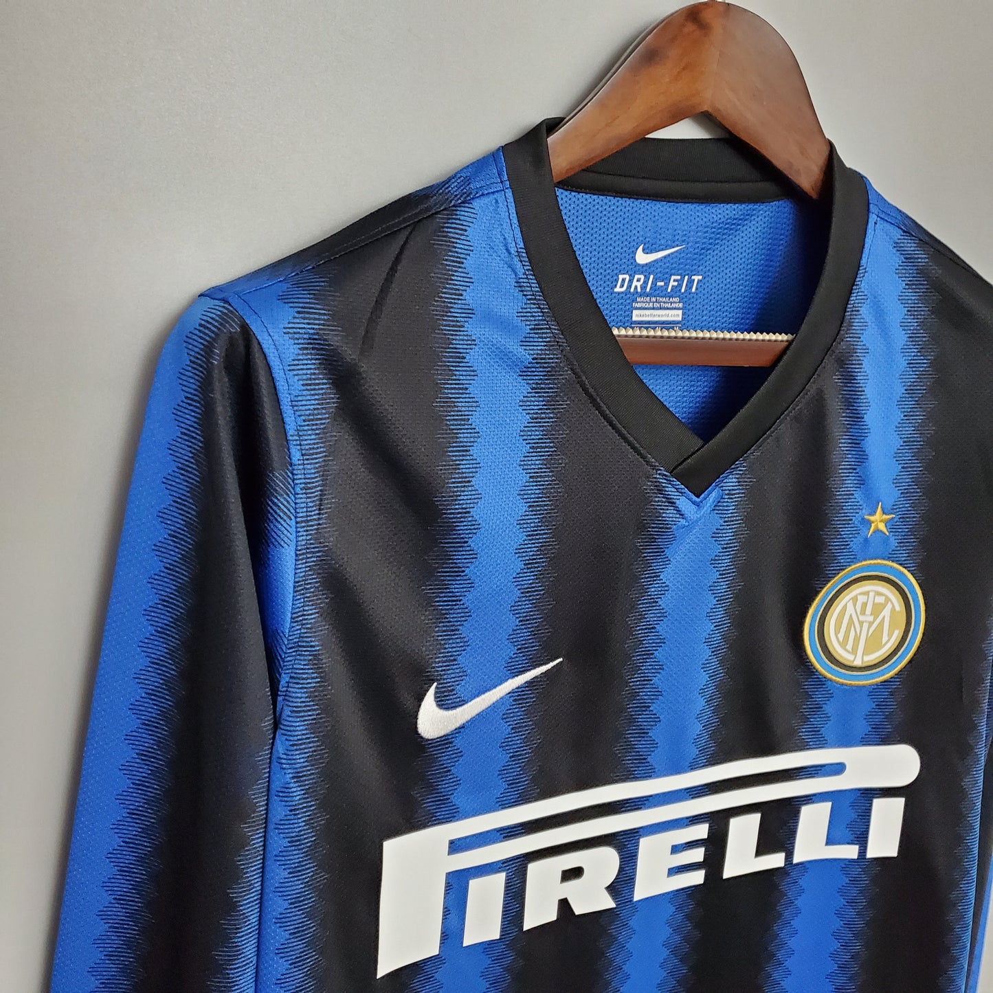 Retro long-sleeved 10/11 Inter Milan home S-XXL（Retro） | 复古/Retro | R1 | Betty ali Chinese suppliers