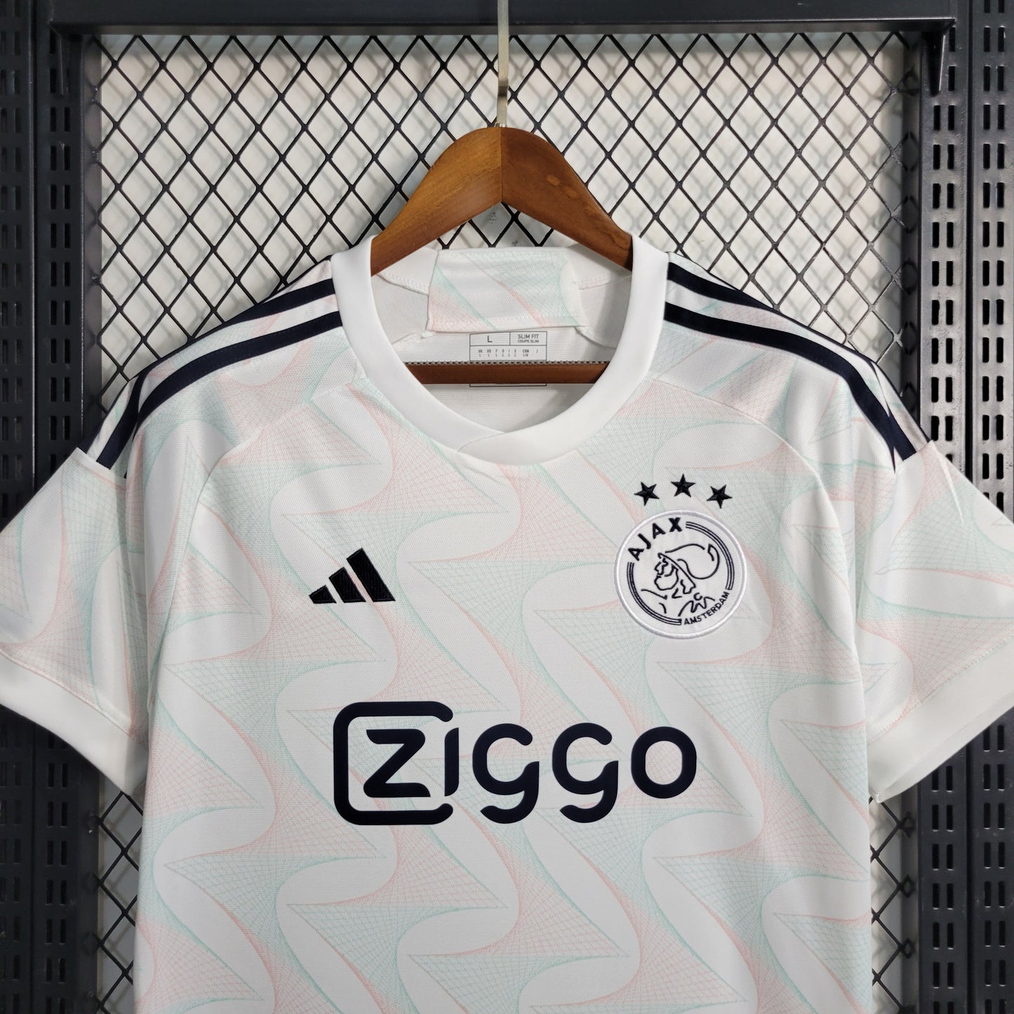 23-24 Ajax away size S-4XL（Men's Fan Edition） | 衬衫 | M4-1 | Betty ali Chinese suppliers