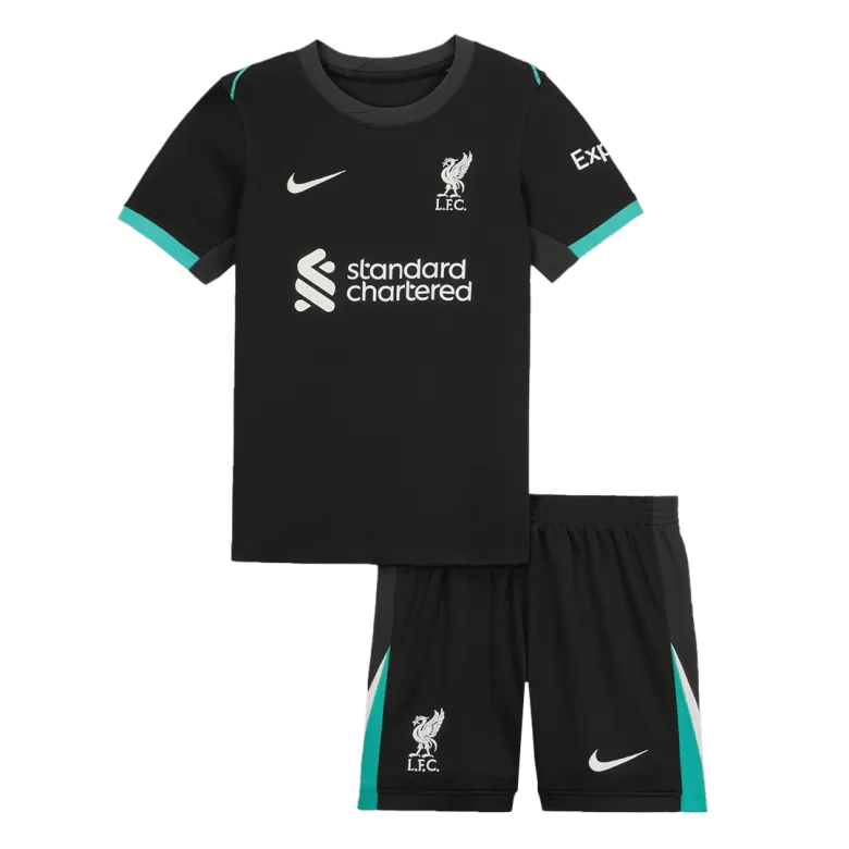 Kids Liverpool Away Soccer Kits 2024/25