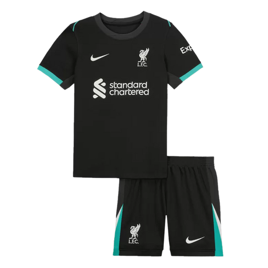 Kids Liverpool Away Soccer Kits 2024/25