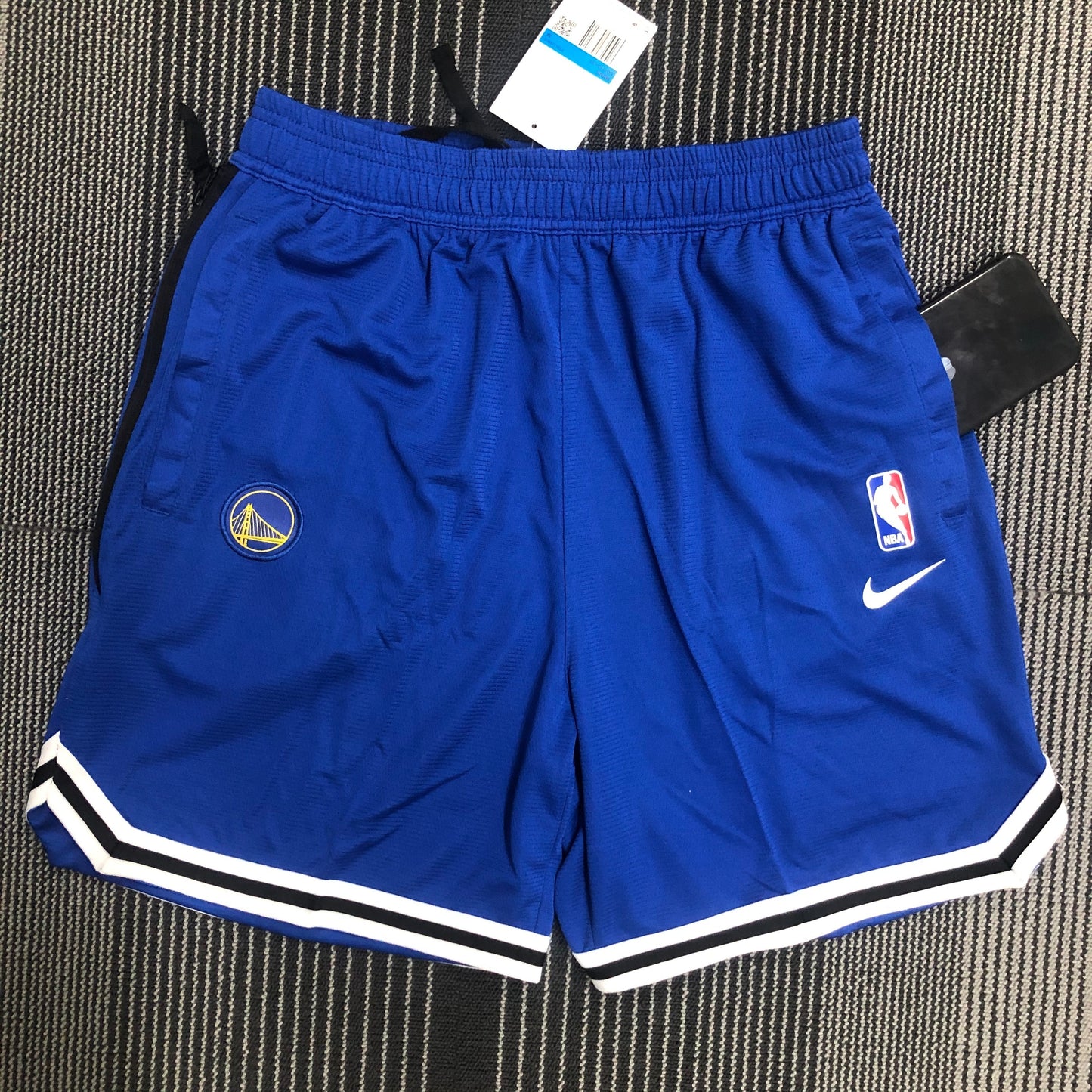 2201 American Training Shorts: Warriors Size S-XXL | 短裤 | NBA | 中国供应商