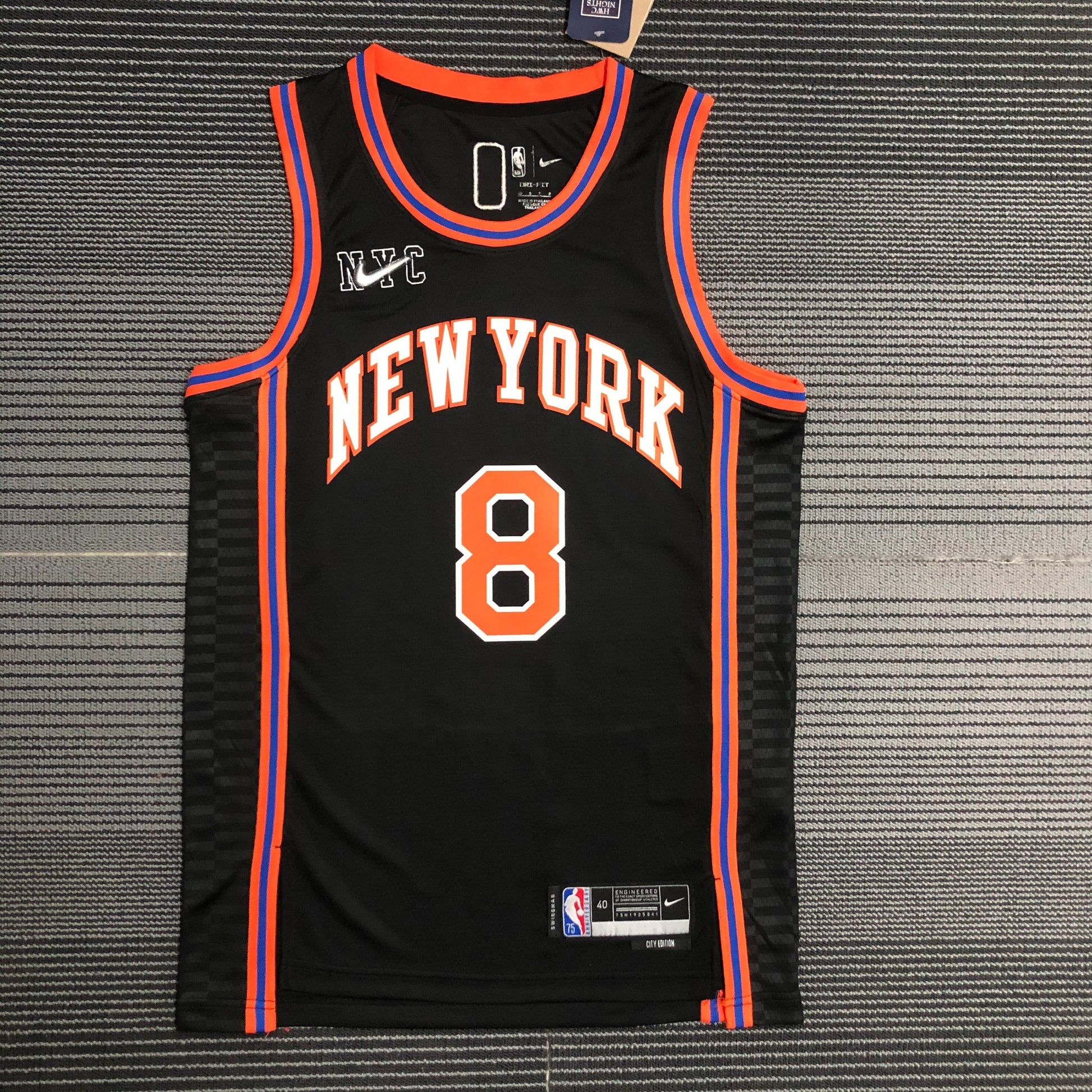 22 season Knicks city version NBA : #4#7#8#9#30 | NBA | NBA | Betty ali Chinese suppliers