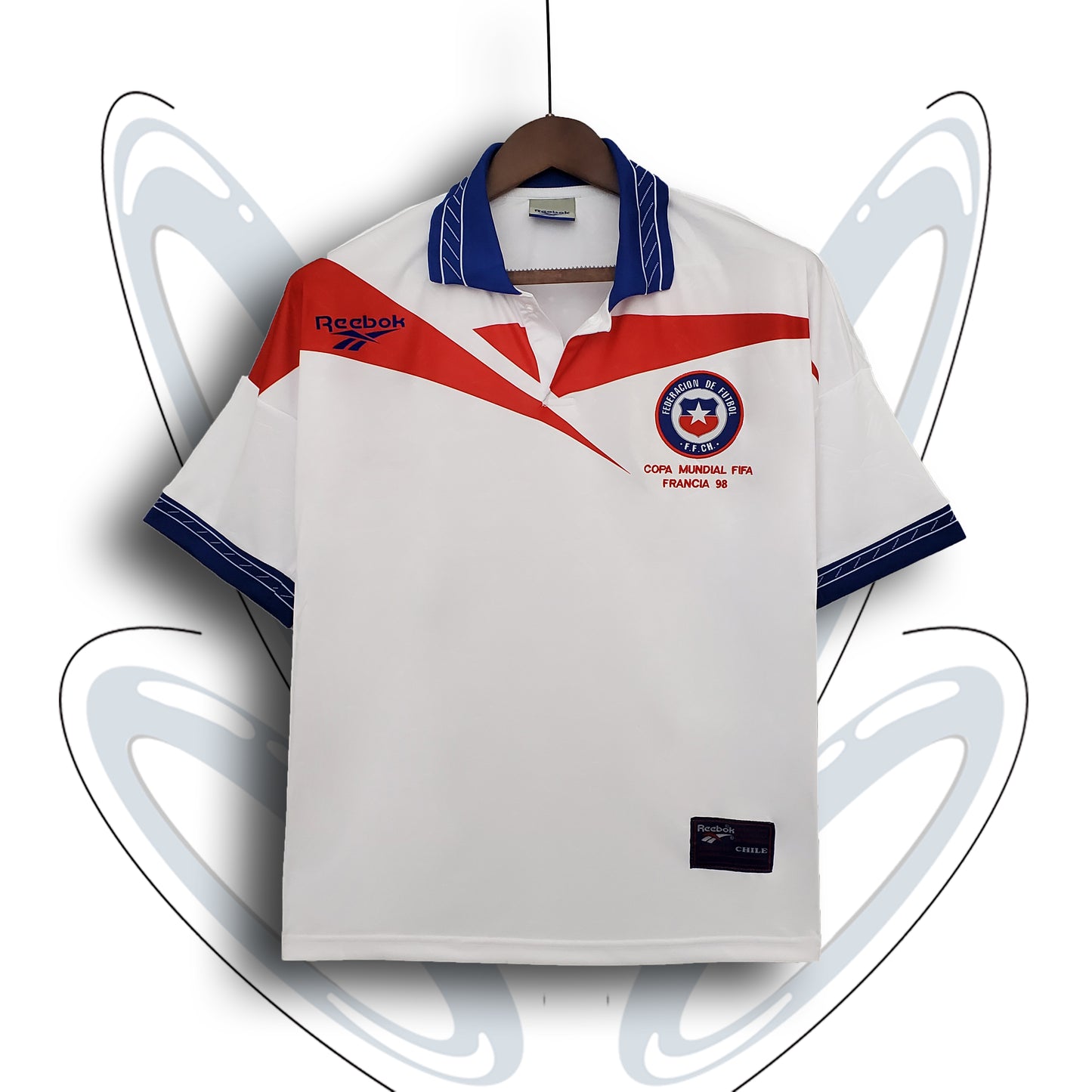 Retro Chile 1998 away S-XXL | 复古/Retro | R | Betty ali Chinese suppliers