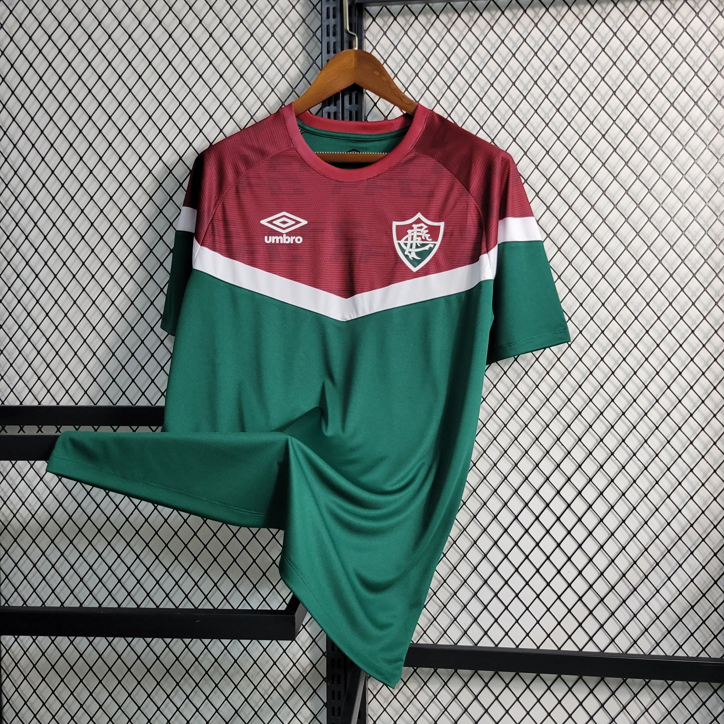 23-24 Fluminense Celestial Training green+Red S-4XL（Men's Fan Edition） | 衬衫 | Betty ali Chinese suppliers