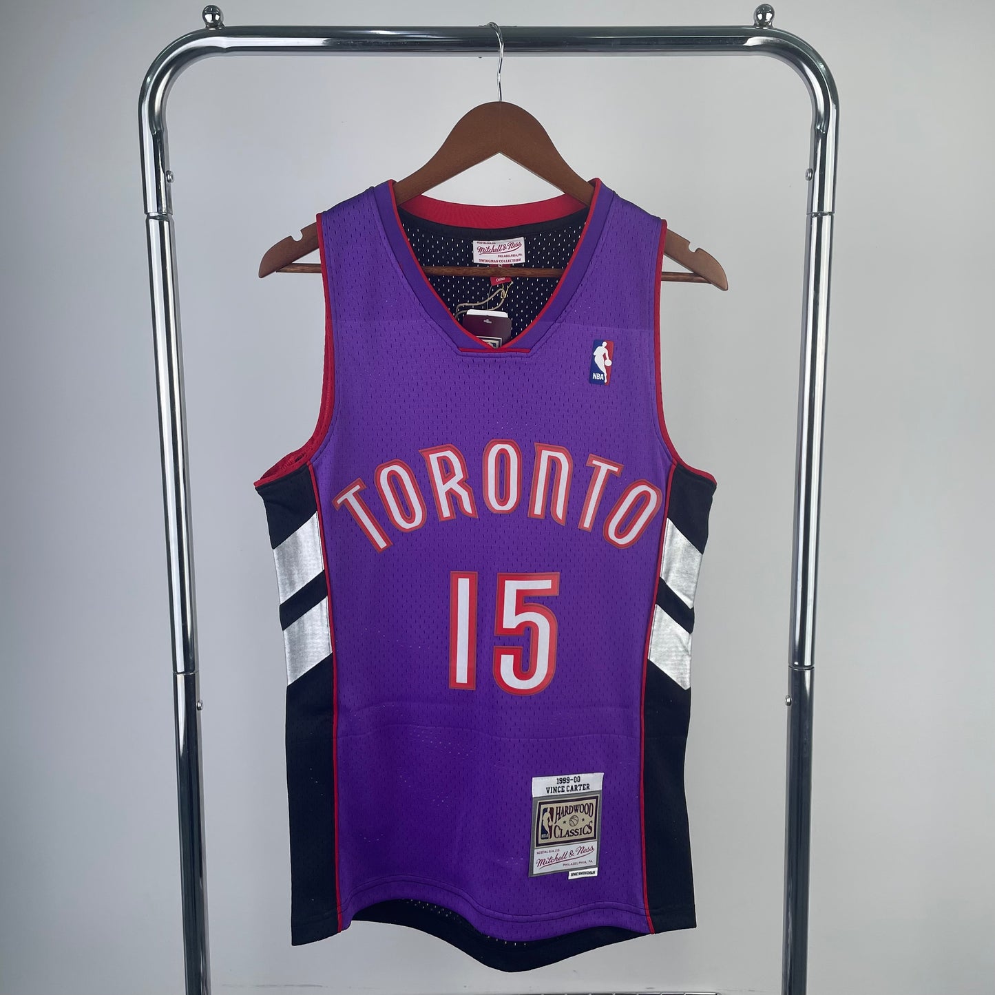 MN hot-pressed retro jersey: SW Raptors 00 season purple black NBA : #15 #1 | NBA | NBA | Betty ali Chinese suppliers