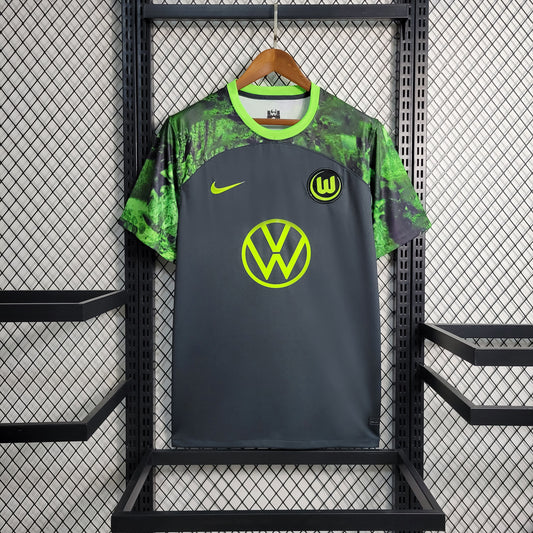 23-24 Wolfsburg away S-XXL（Men's Fan Edition） | 衬衫 | M2-5 | Betty ali Chinese suppliers