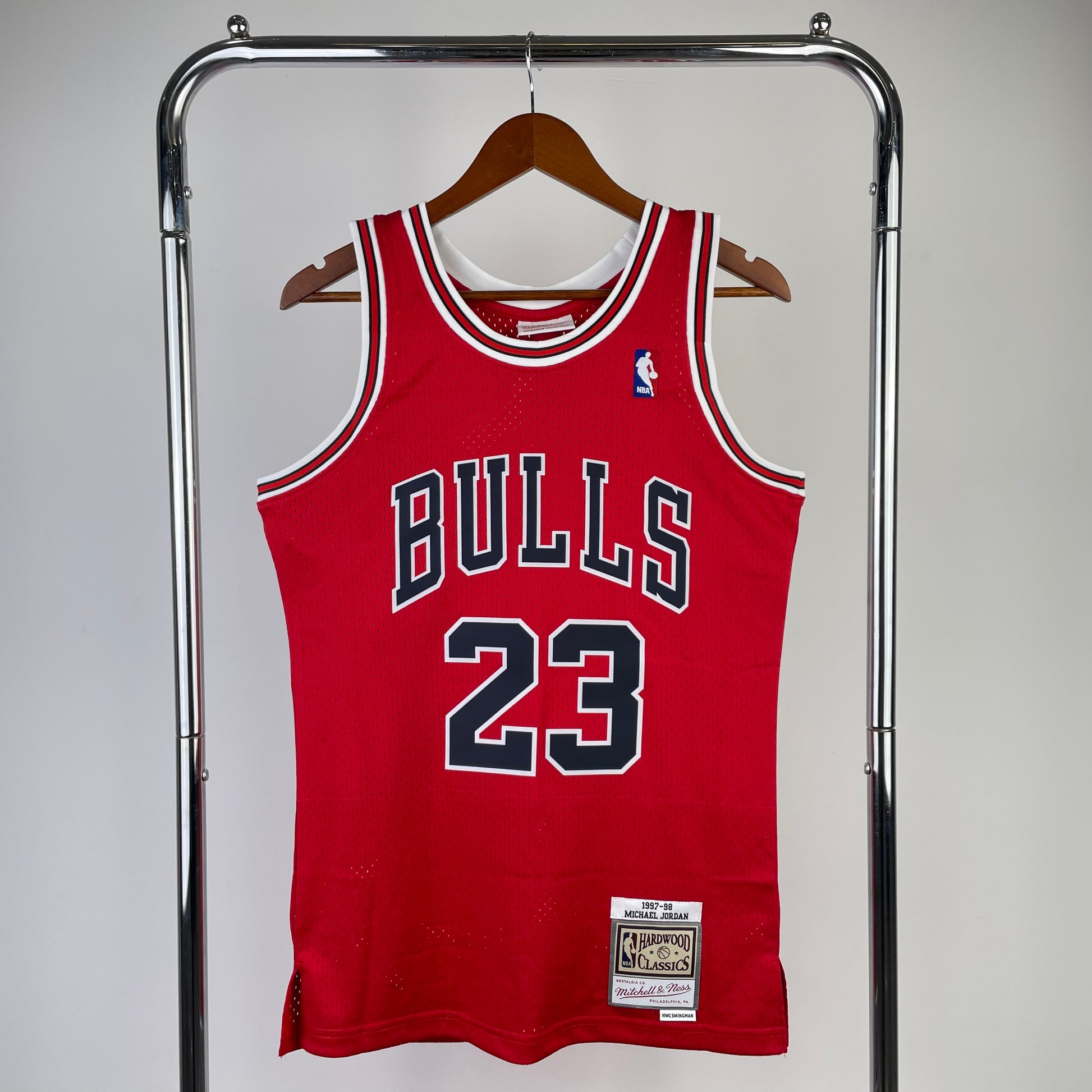 MN hot-pressed retro jersey: SW Bulls 98 season red NBA : #91 #33 #23 | NBA | NBA | Betty ali Chinese suppliers