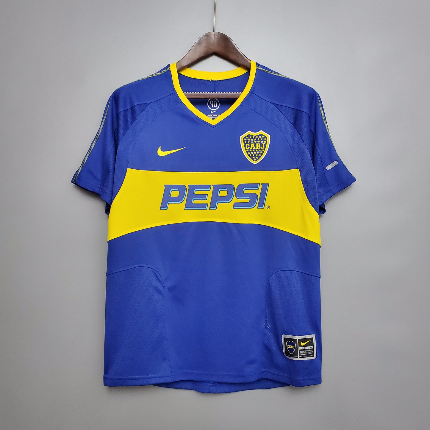 Retro Boca Juniors 03/04 home S-XXL（Retro） | 复古/Retro | R | Betty ali Chinese suppliers