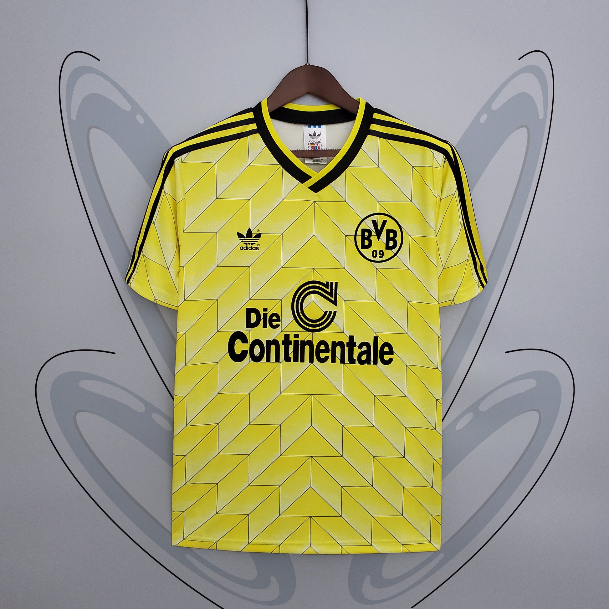 Retro Dortmund 1988 home S-XXL | 复古/Retro | R | Betty ali Chinese suppliers