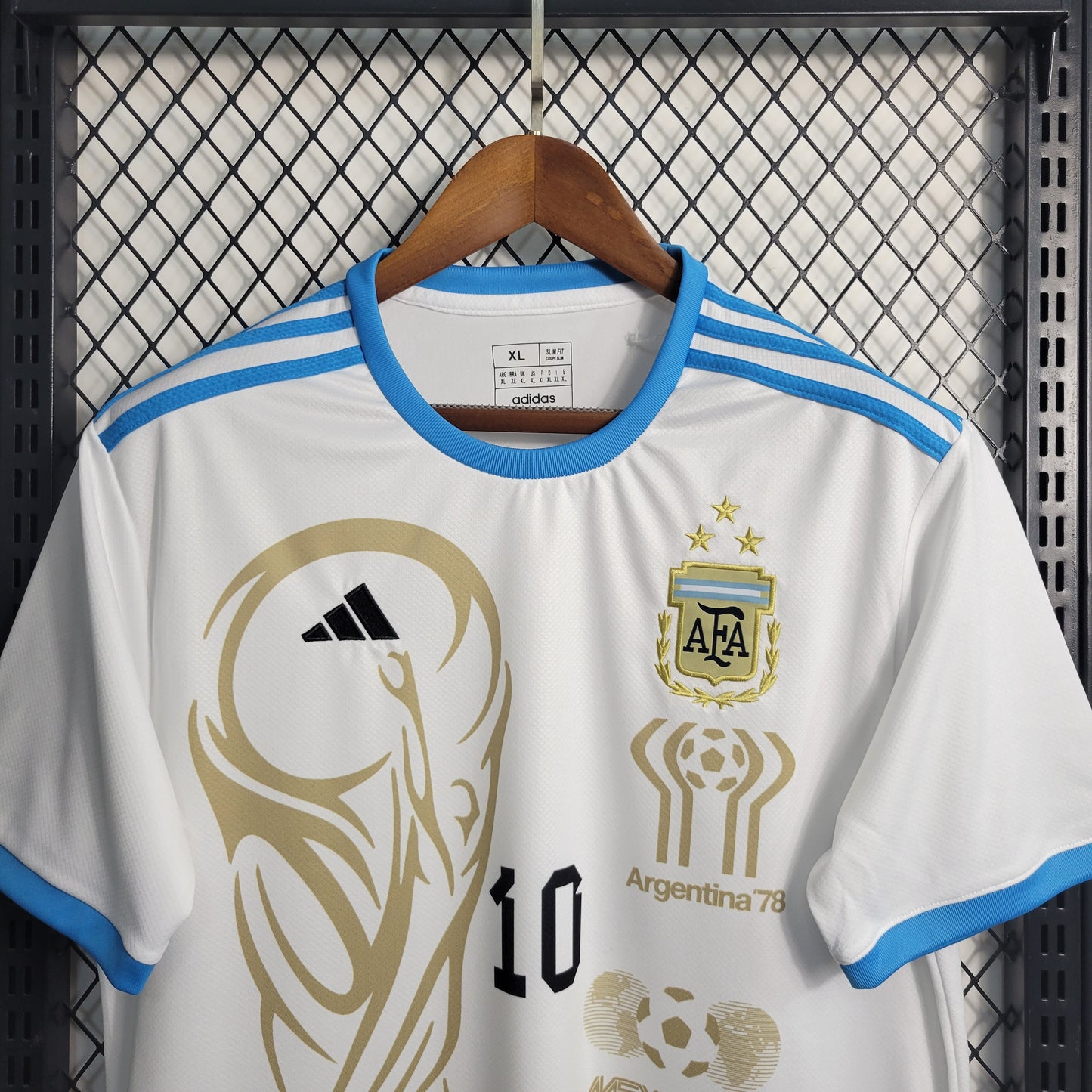 23-24 Argentina World Cup Size S-XXL（Men's Fan Edition） | 衬衫 | M3-9 | Betty ali Chinese suppliers