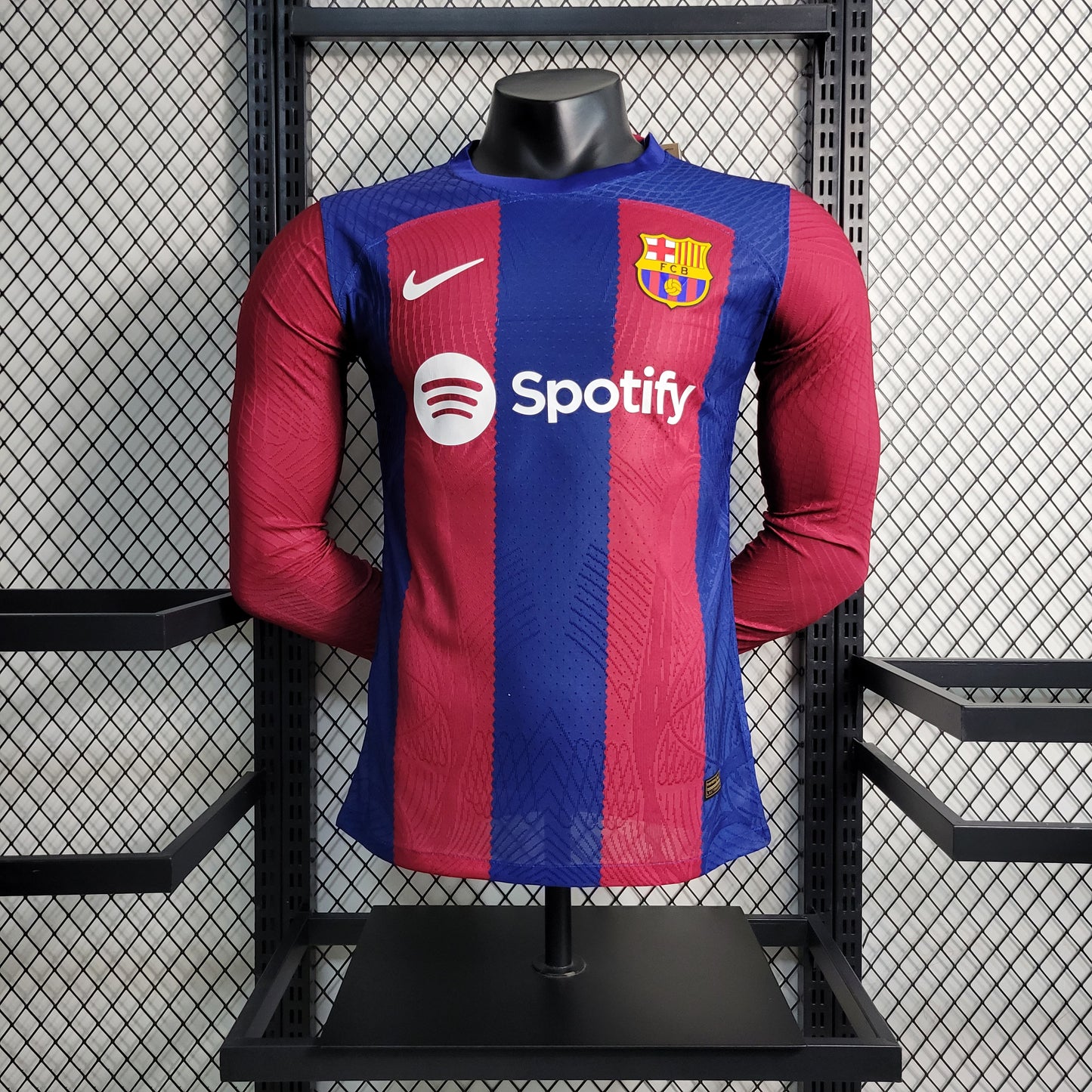 23-24 Player Long Sleeve Barcelona Home Size S-XXL | 衬衫 | P2-3 | Betty ali Chinese suppliers