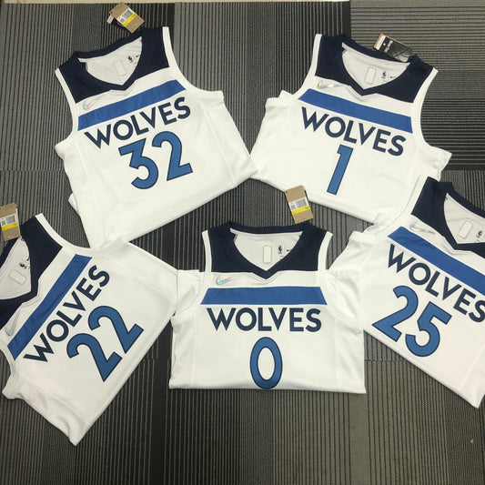 75th Anniversary Timberwolves White NBA : #0#1#22#25#32 | NBA | NBA | Betty ali Chinese suppliers