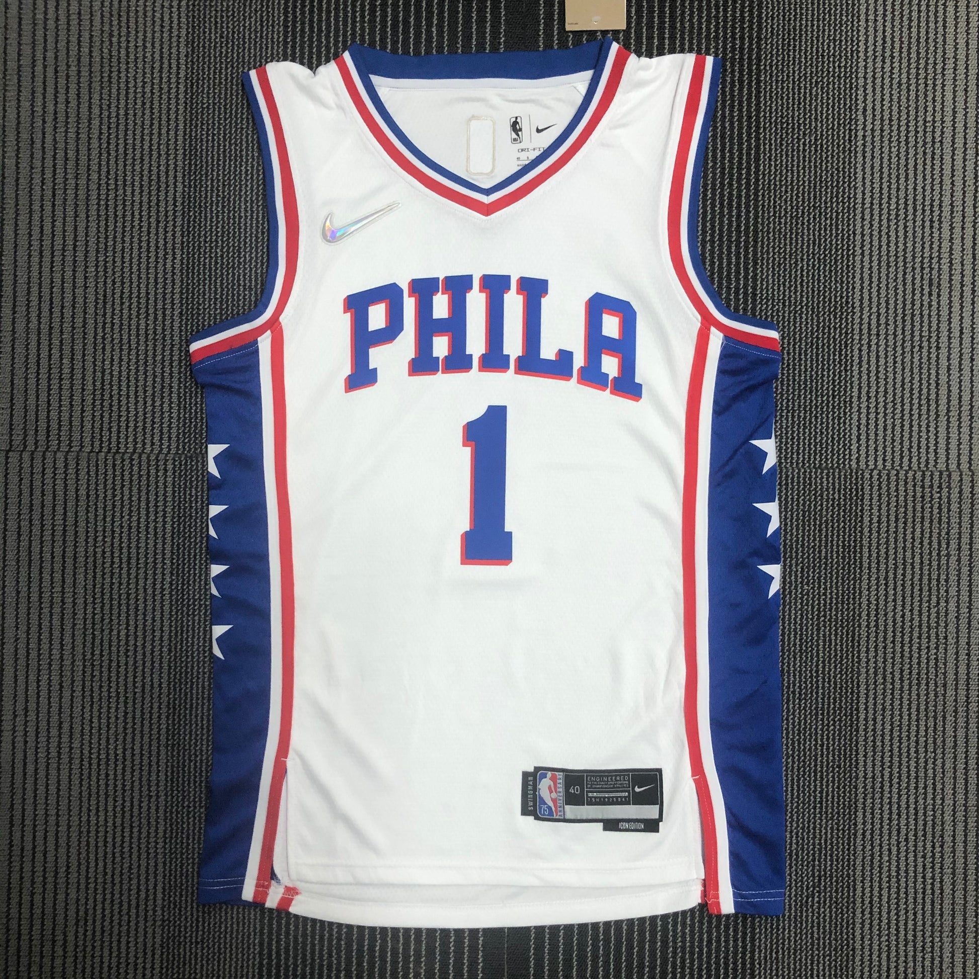 75th Anniversary 76ers NBA : #39#25#21#3#1 | NBA | NBA | Betty ali Chinese suppliers