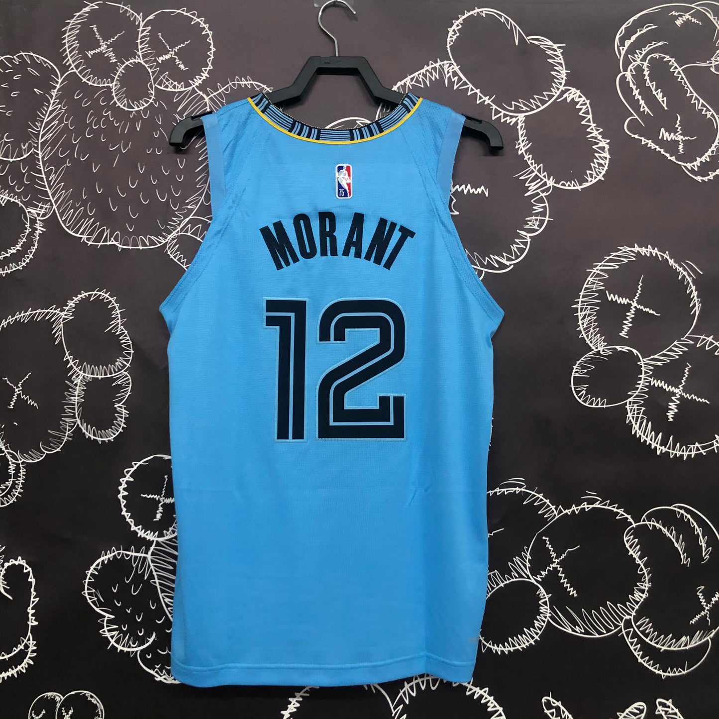 AU player version: Grizzlies Blue No. 12 Morant NBA : #12 | NBA | NBA | Betty ali Chinese suppliers