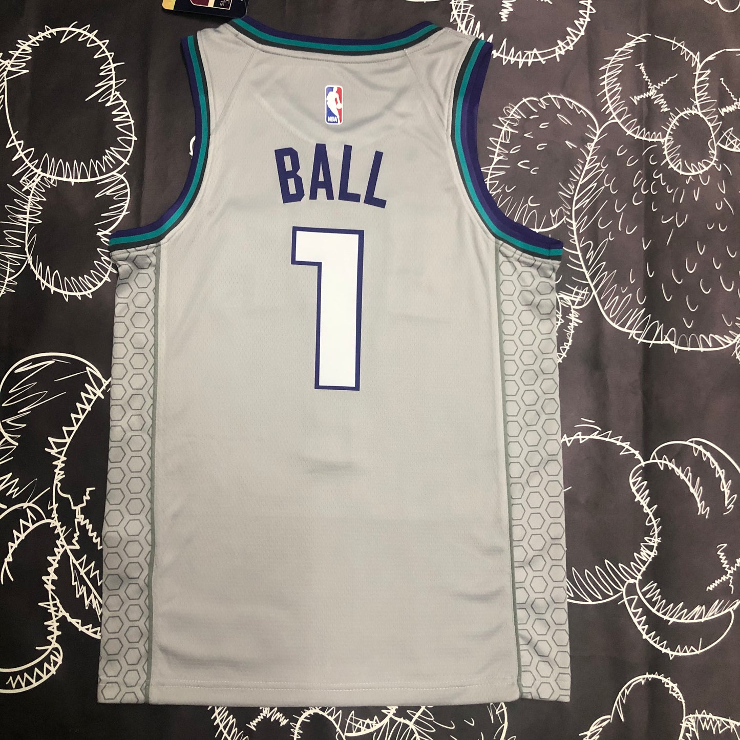 19 season Hornets gray NBA : #12#2#1 | NBA | NBA | Betty ali Chinese suppliers