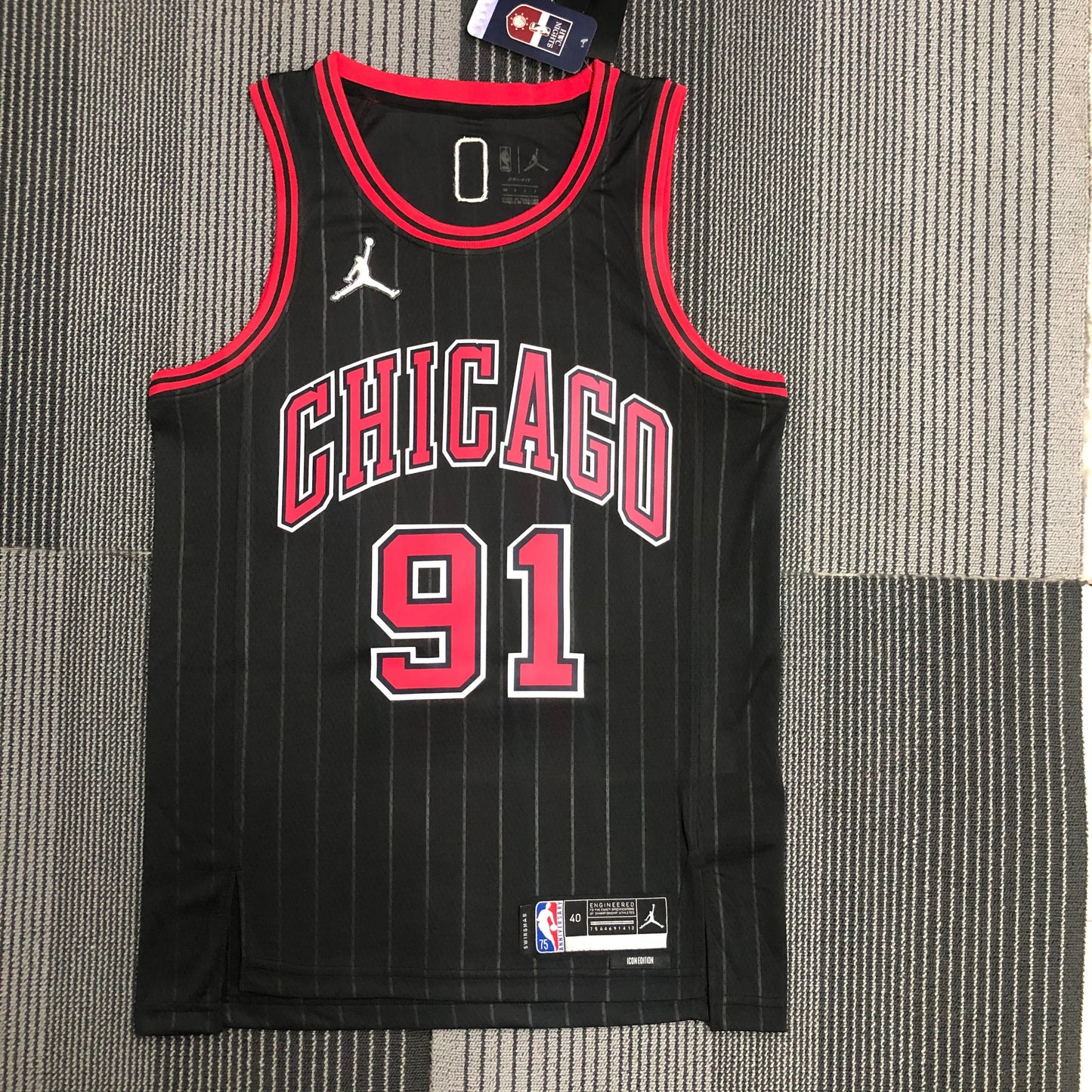 75th Anniversary Bulls Flying Man NBA : #33#1#2#8#91#45#11#23 | NBA | NBA | Betty ali Chinese suppliers