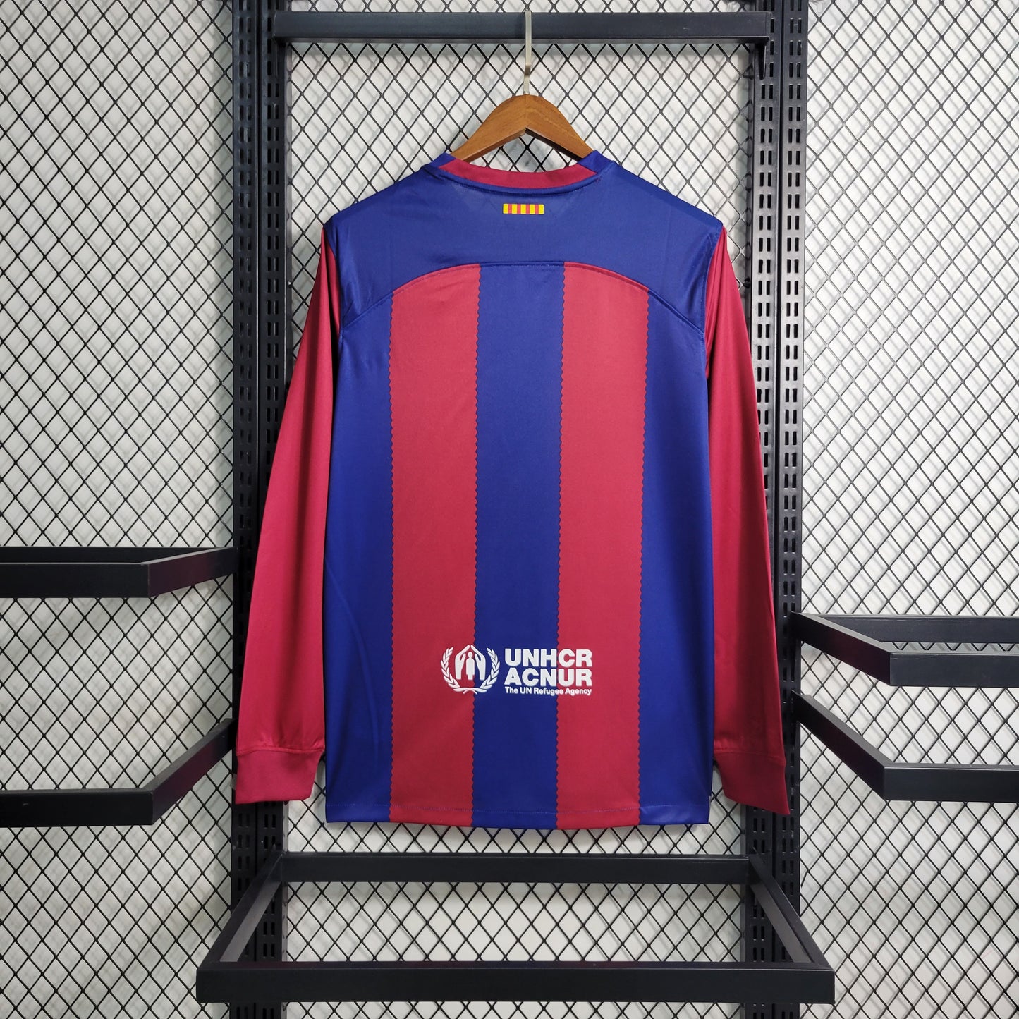 23-24 Barcelona Home Long Sleeve Size S-XXL | 复古/Retro | M2-3, R | Betty ali Chinese suppliers