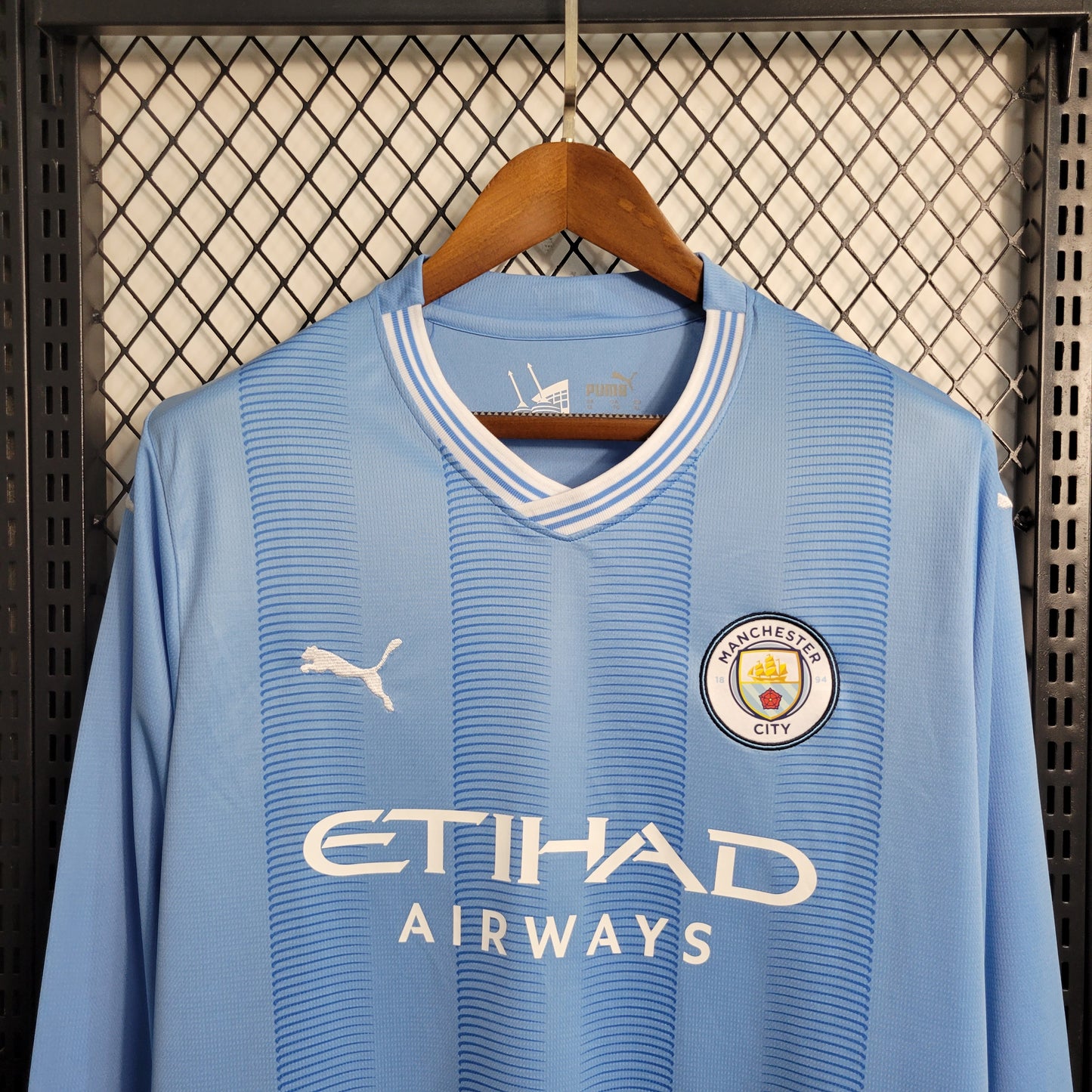 23-24 Manchester City Home Long Sleeve Size S-XXL | 复古/Retro | B3 | Betty ali Chinese suppliers